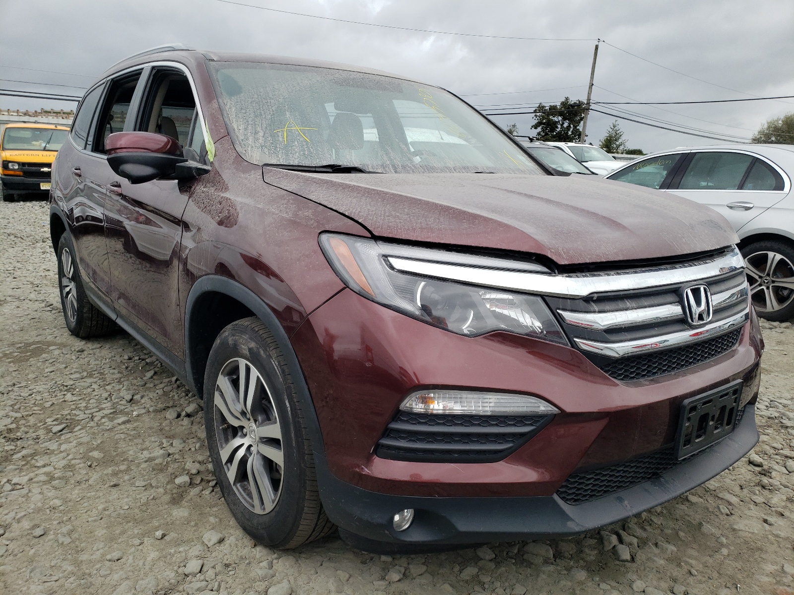 Photo 1 from auction – 2018 HONDA PILOT EXL with VIN 5FNYF6H57JB002612