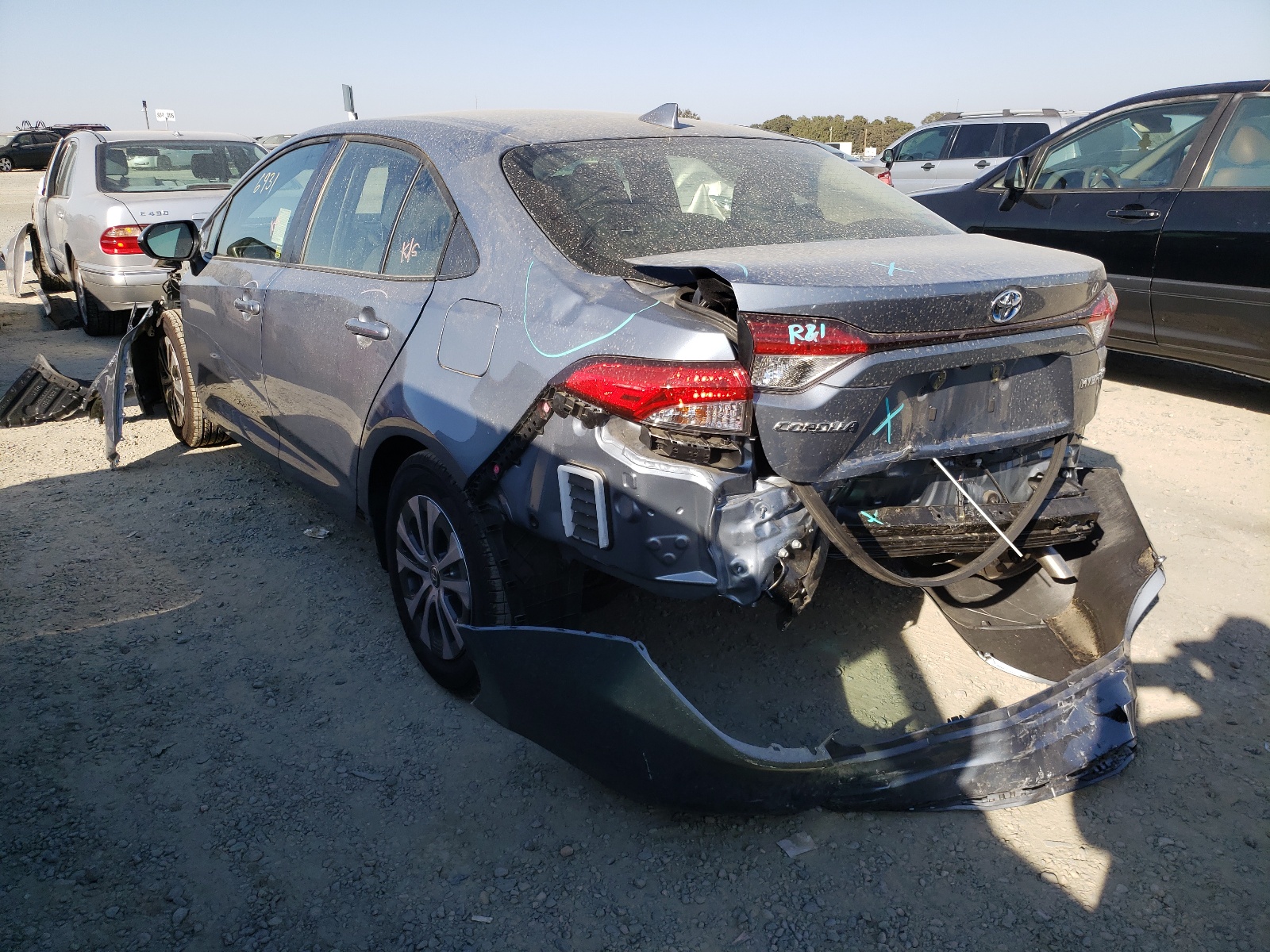 Photo 3 from auction – 2021 TOYOTA COROLLA LE with VIN JTDEAMDE8MJ030203