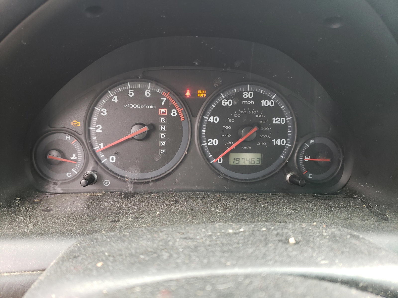Photo 8 from auction – 2001 HONDA CIVIC with VIN 2HGES26761H605445