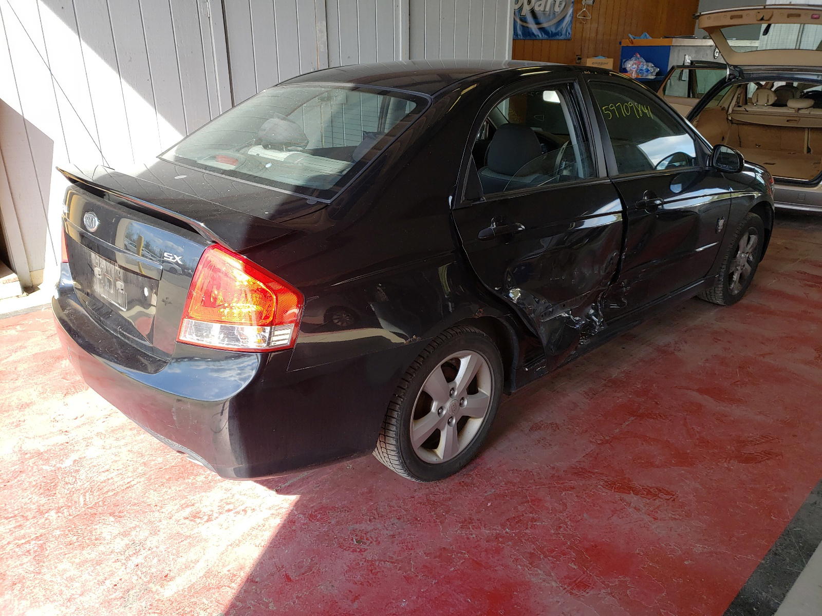Photo 4 from auction – 2009 KIA SPECTRA EX with VIN KNAFE222495024496