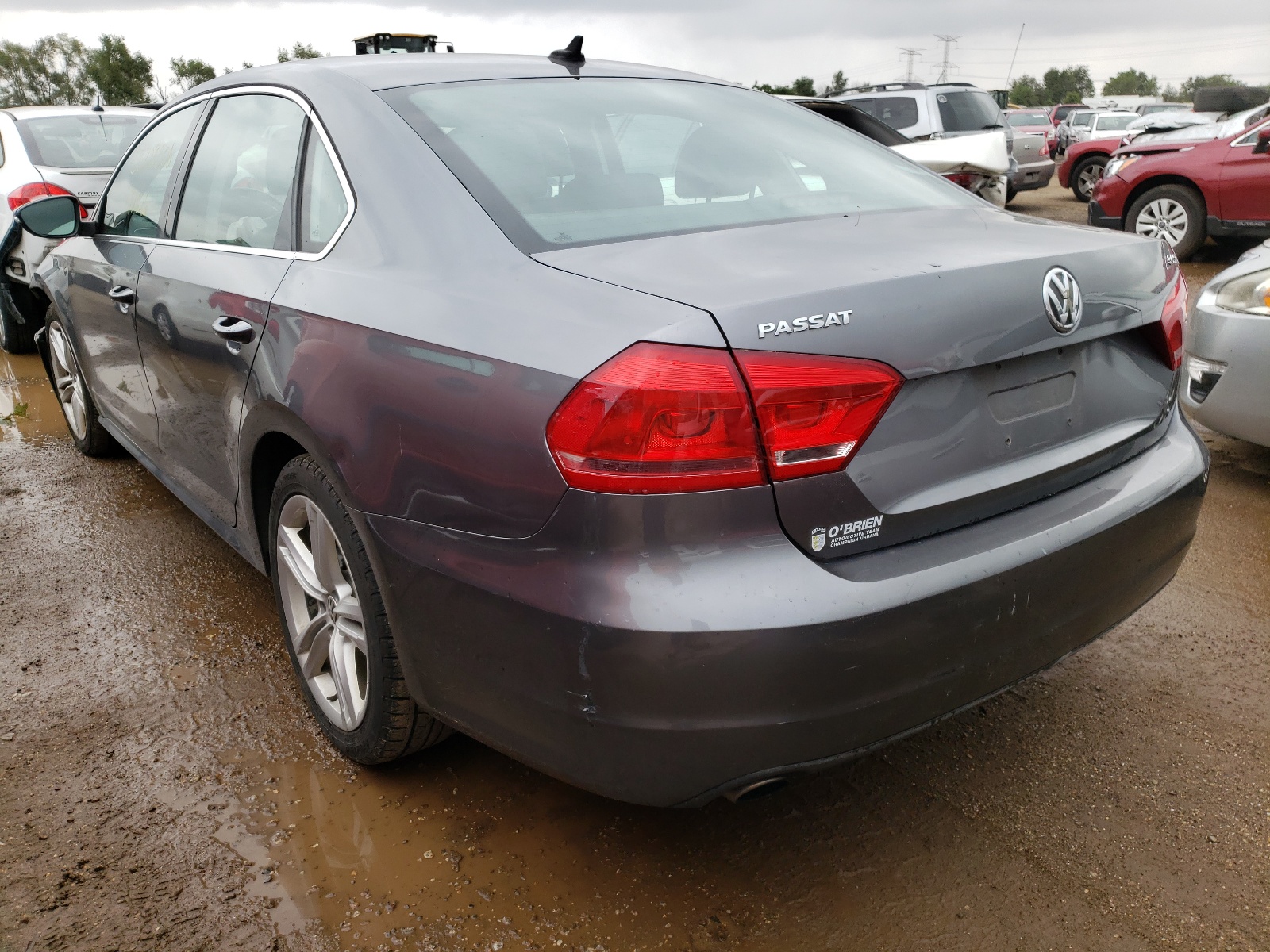 Photo 3 from auction – 2012 VOLKSWAGEN PASSAT SE with VIN 1VWBM7A38CC059926