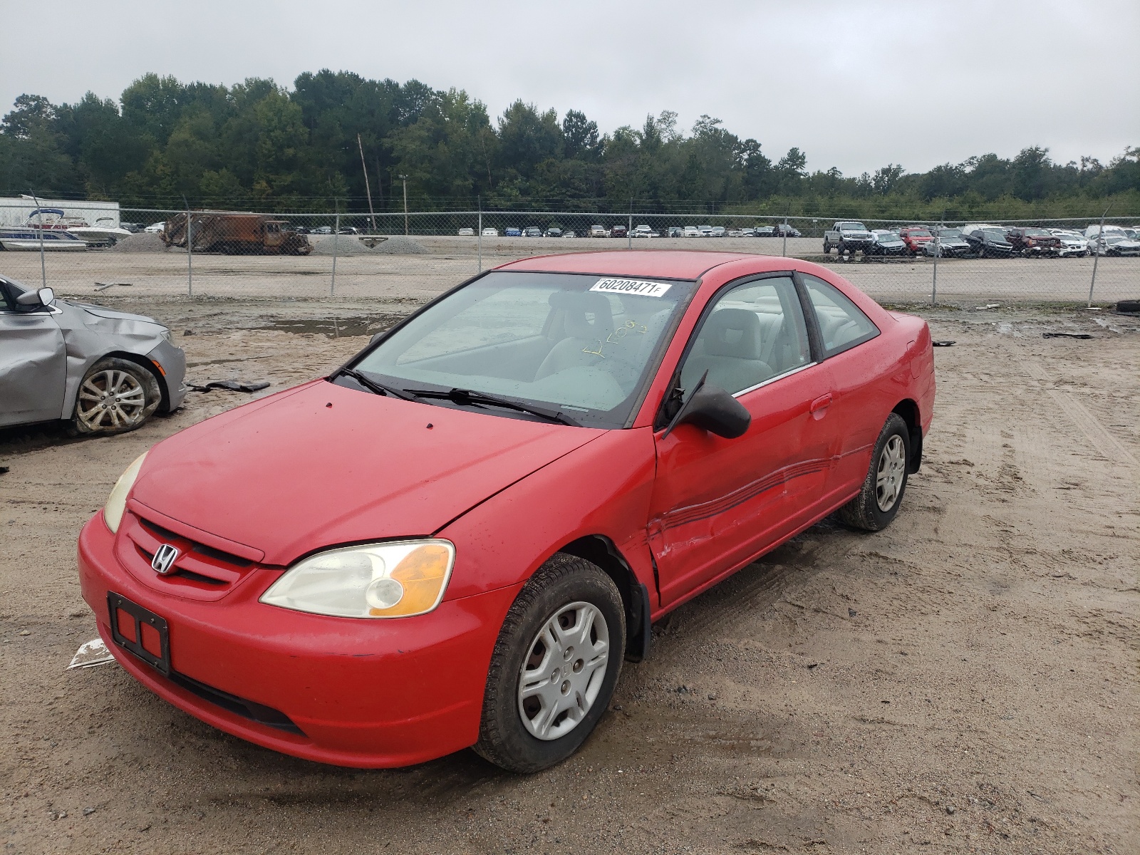 Photo 2 from auction – 2002 HONDA CIVIC LX with VIN 1HGEM22512L050844