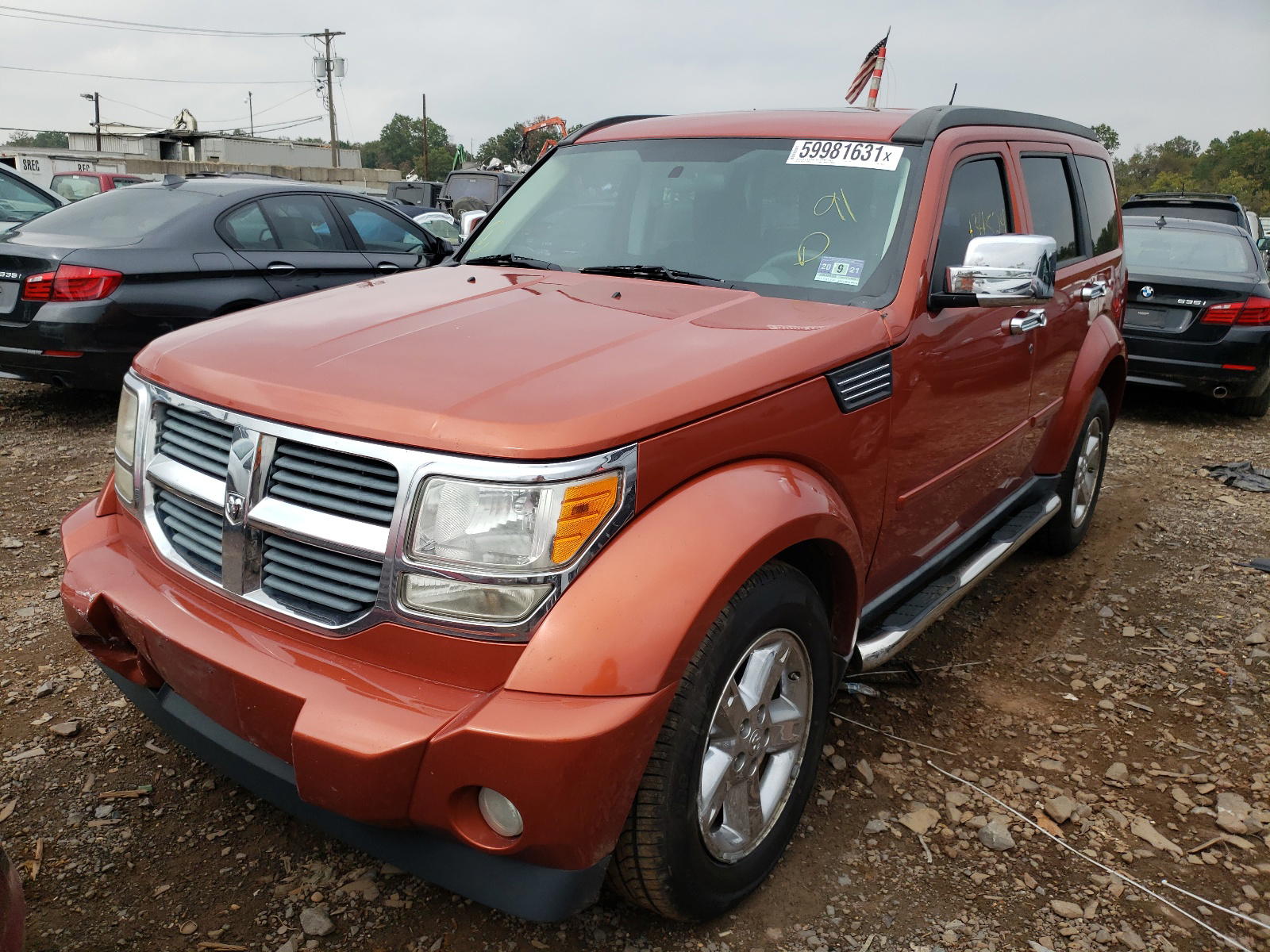 Photo 2 from auction – 2008 DODGE NITRO SXT with VIN 1D8GU28K78W209413