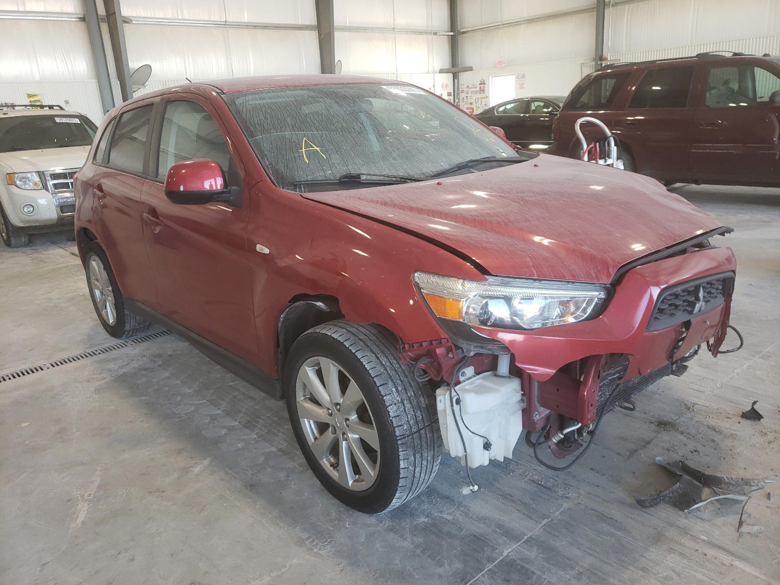 MITSUBISHI OUTLANDER 2015 with VIN 4A4AP3AU6FE024696 - Photo from auction