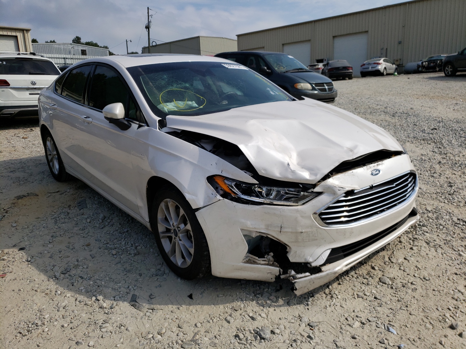 Photo 1 from auction – 2019 FORD FUSION SE with VIN 3FA6P0HD3KR246028