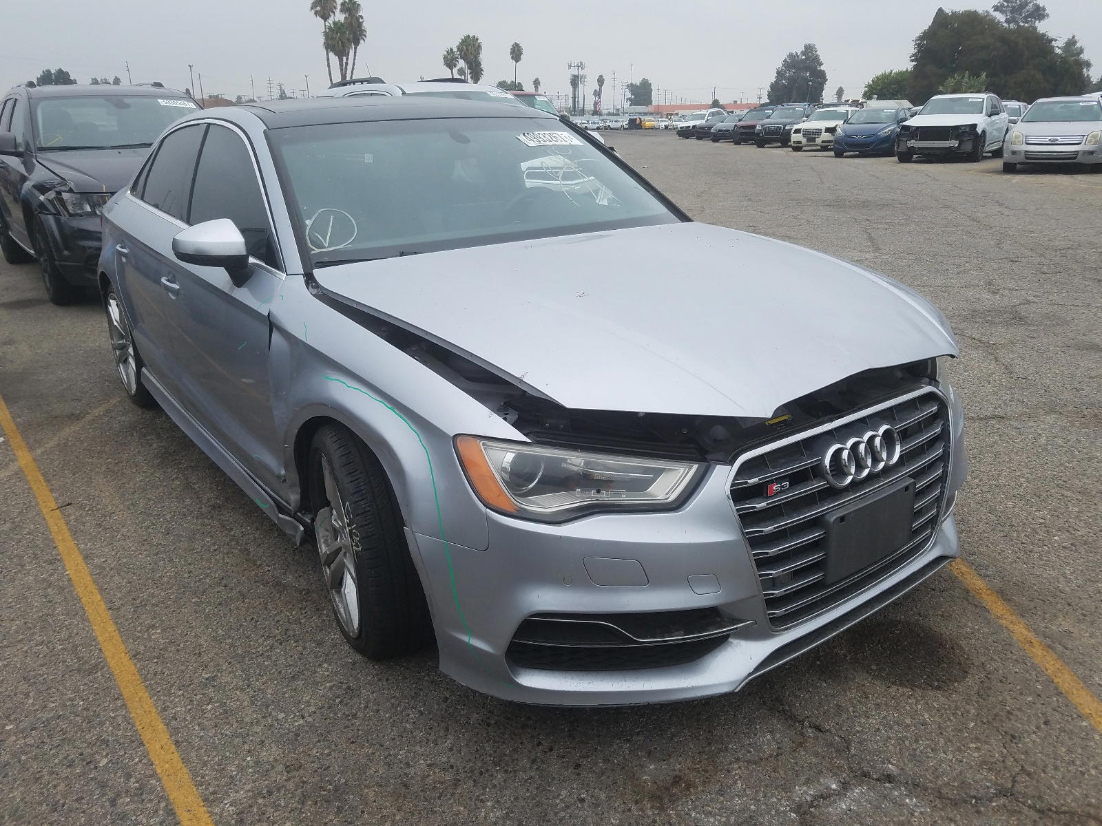 AUDI S3 PREMIUM 2015 with VIN WAUBFGFF8F1037518 - Photo from auction