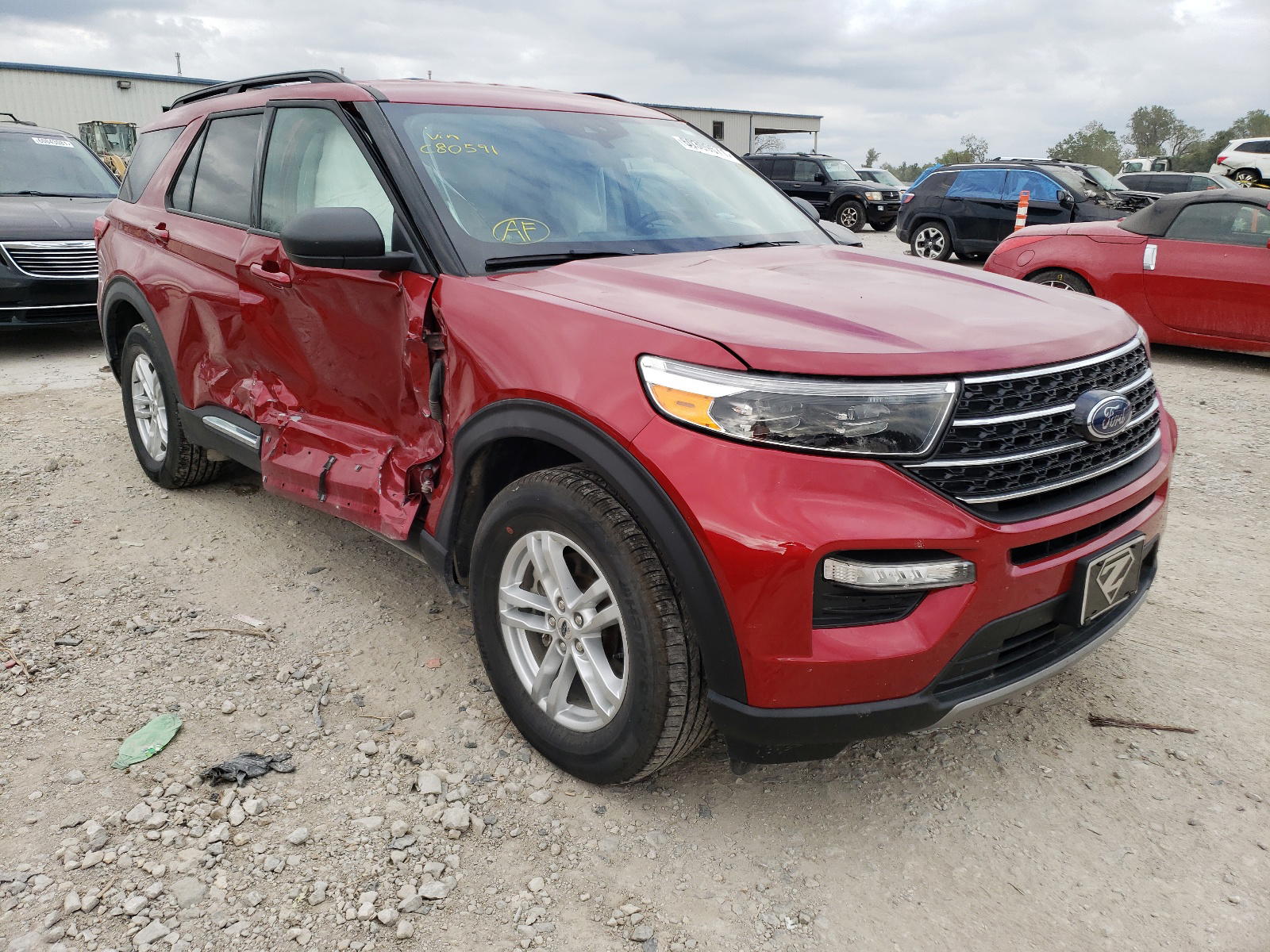 FORD EXPLORER X 2020 with VIN 1FMSK8DH9LGC80591 - Photo from auction