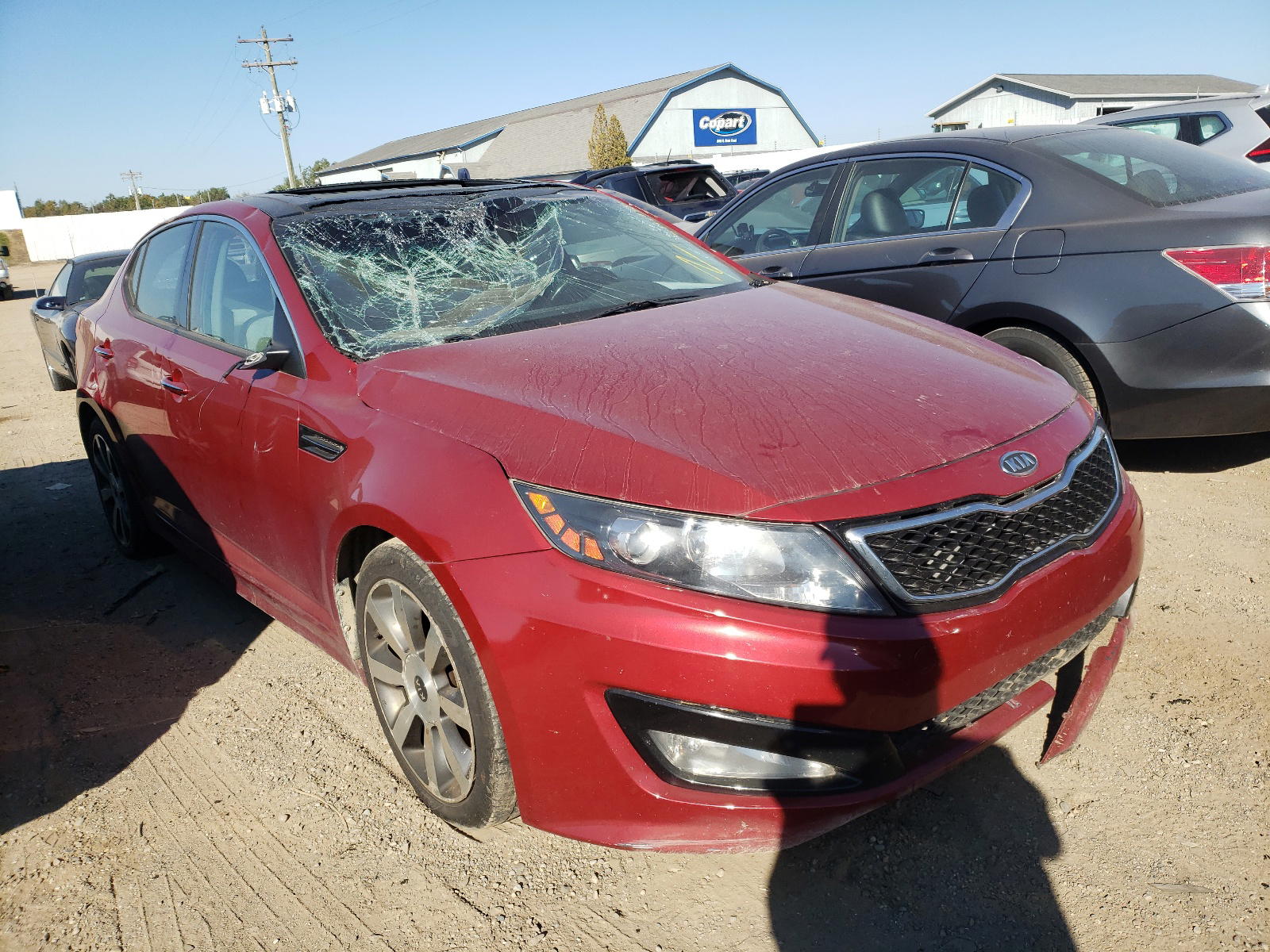 KIA OPTIMA SX 2011 with VIN KNAGR4A61B5183250 - Photo from auction