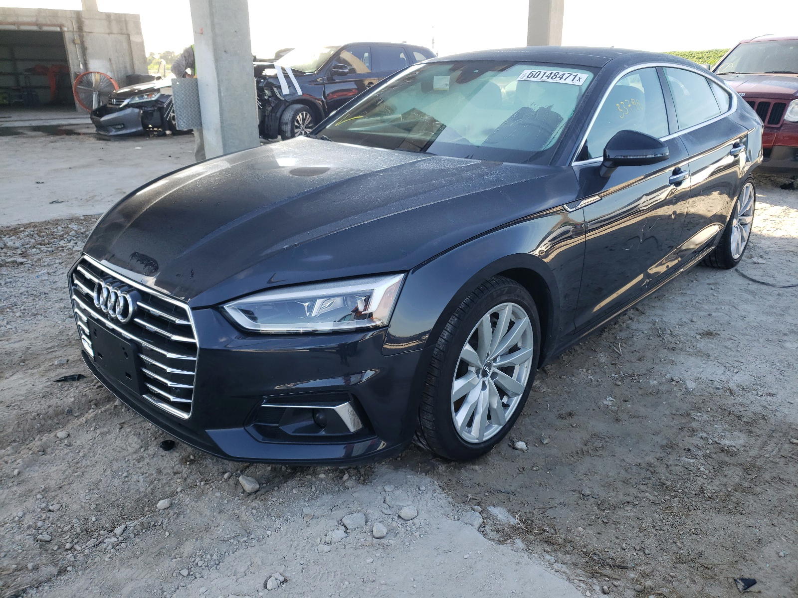 Photo 2 from auction – 2018 AUDI A5 PRESTIG with VIN WAUCNCF50JA068763