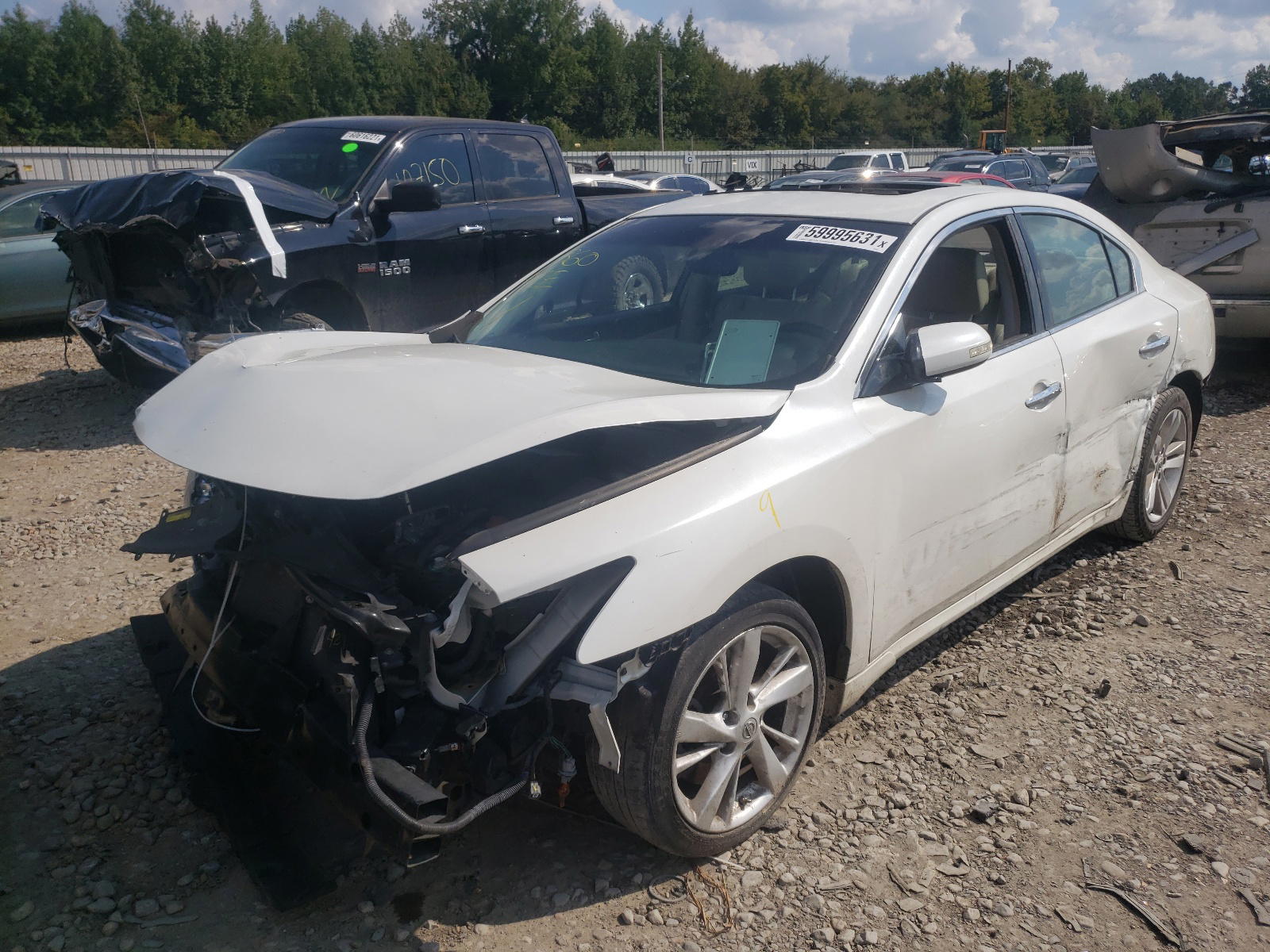 Photo 2 from auction – 2014 NISSAN MAXIMA S with VIN 1N4AA5AP6EC467414