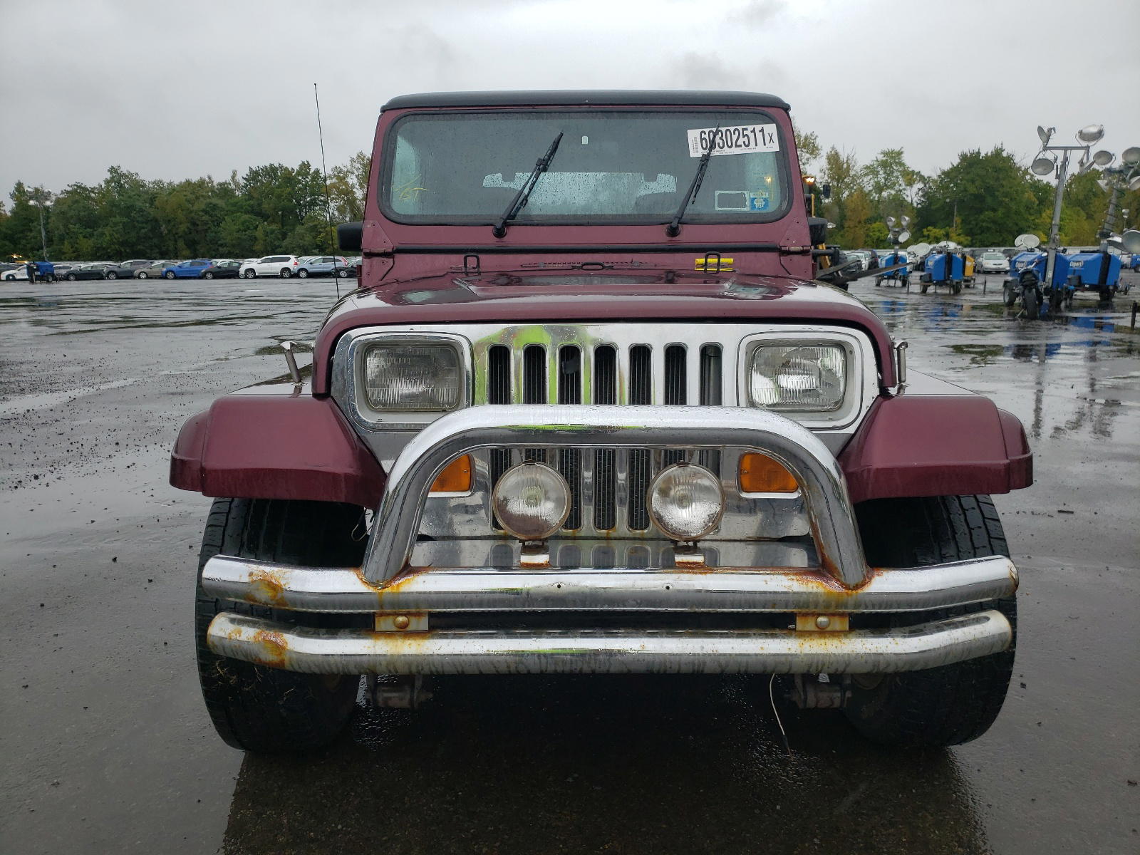 Photo 9 from auction – 1987 JEEP WRANGLER L with VIN 2BCCE8147HB505205