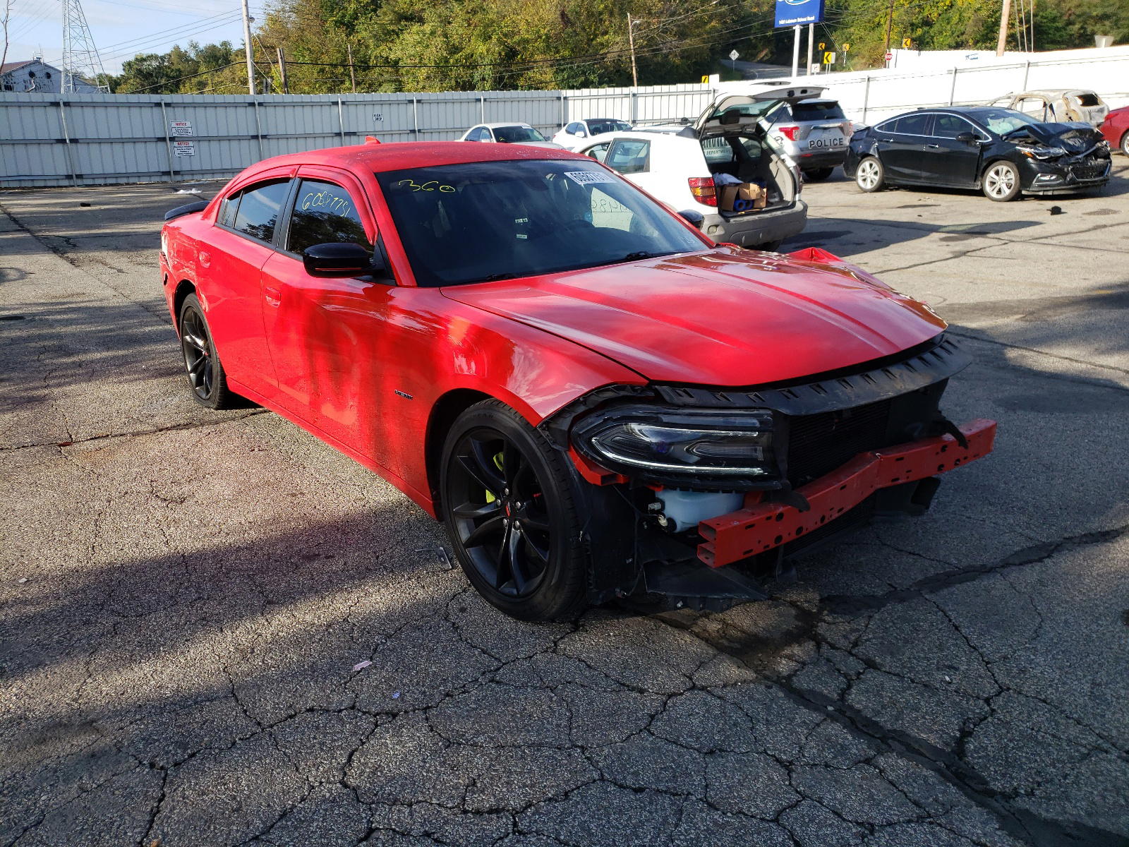 DODGE CHARGER R/ 2017 with VIN 2C3CDXCT2HH560761 - Photo from auction