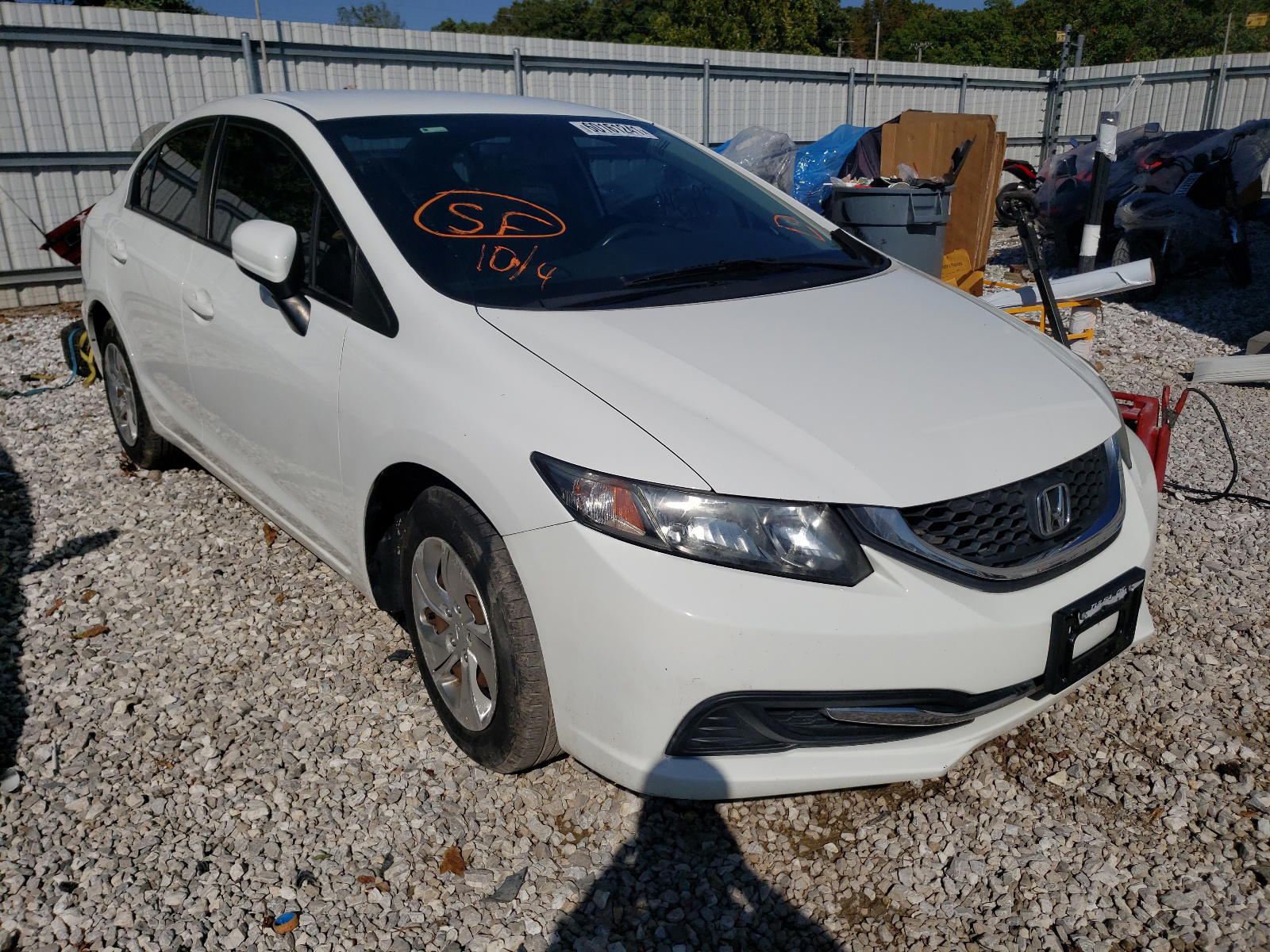 HONDA CIVIC LX 2014 with VIN 19XFB2F51EE263275 - Photo from auction