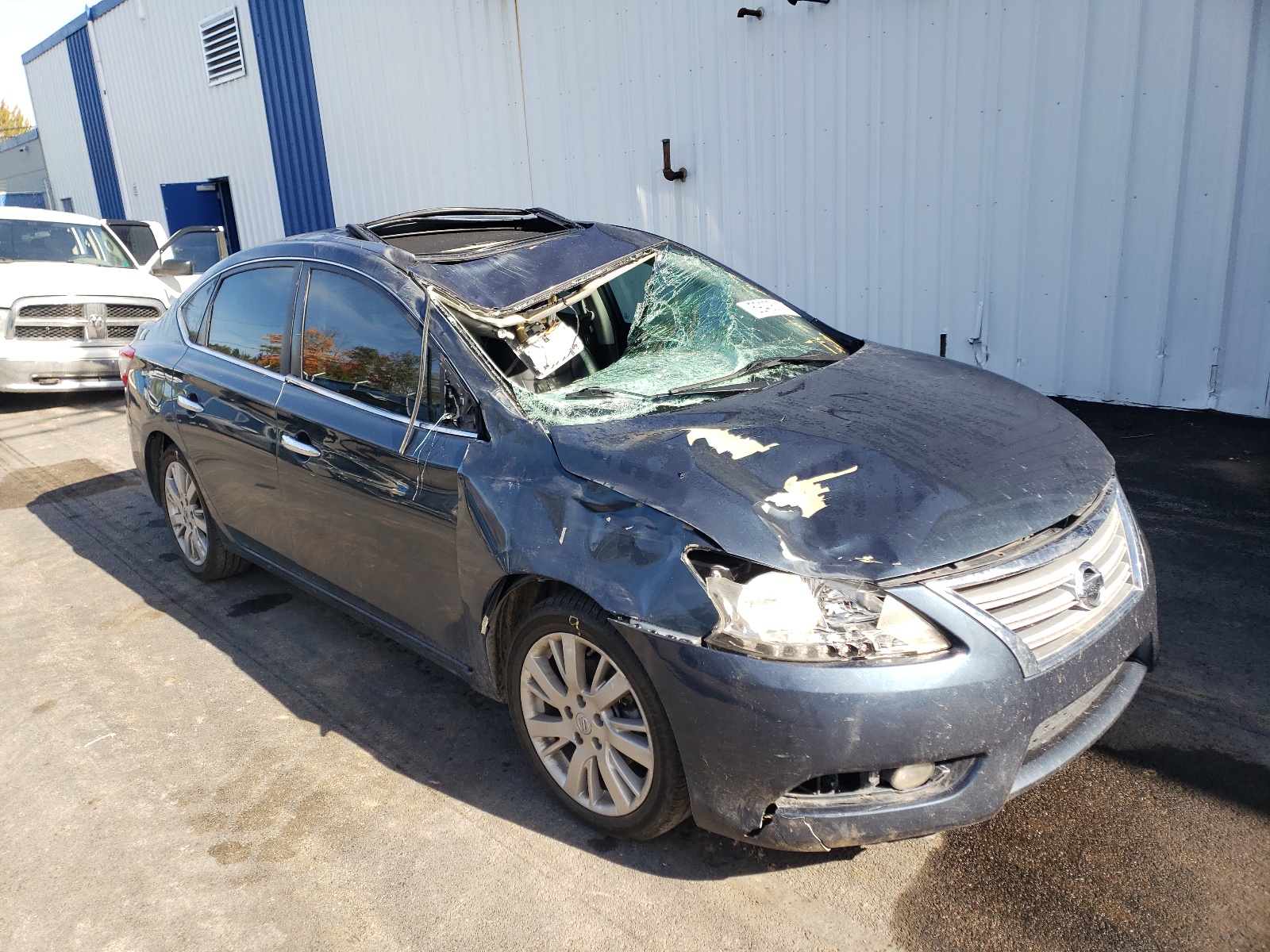 NISSAN SENTRA S 2014 with VIN 3N1AB7AP2EY337661 - Photo from auction