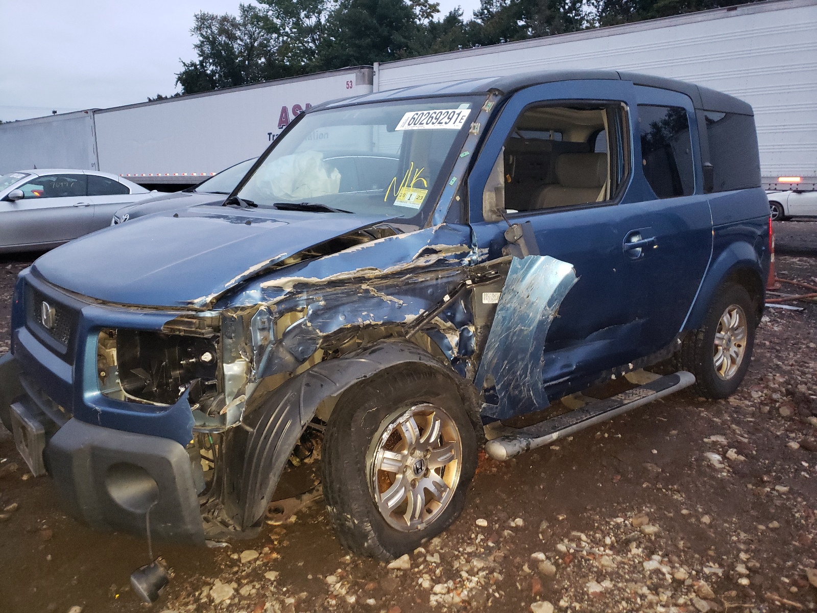 Photo 9 from auction – 2006 HONDA ELEMENT EX with VIN 5J6YH28746L003591