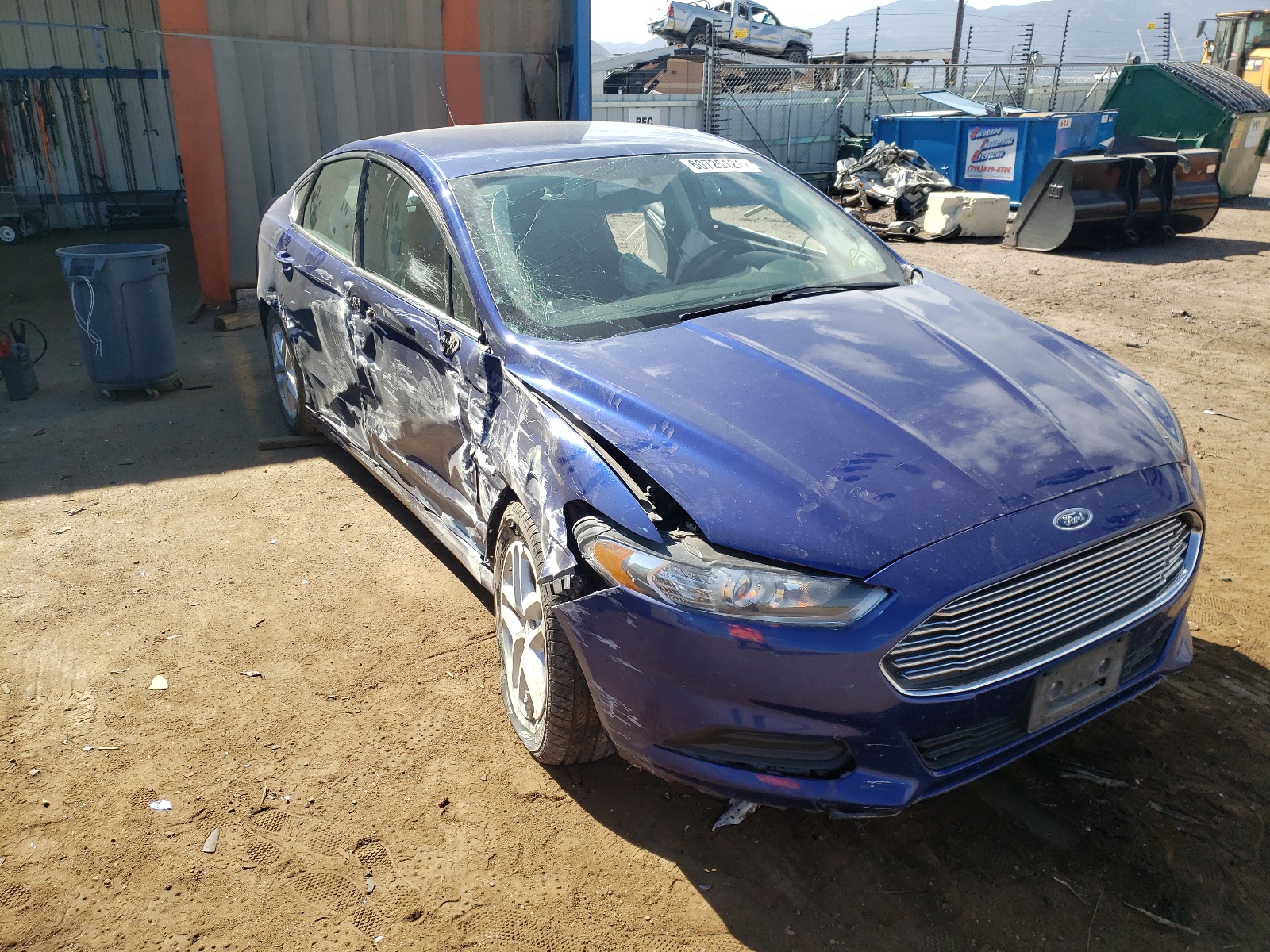 FORD FUSION SE 2014 with VIN 3FA6P0H77ER355736 - Photo from auction