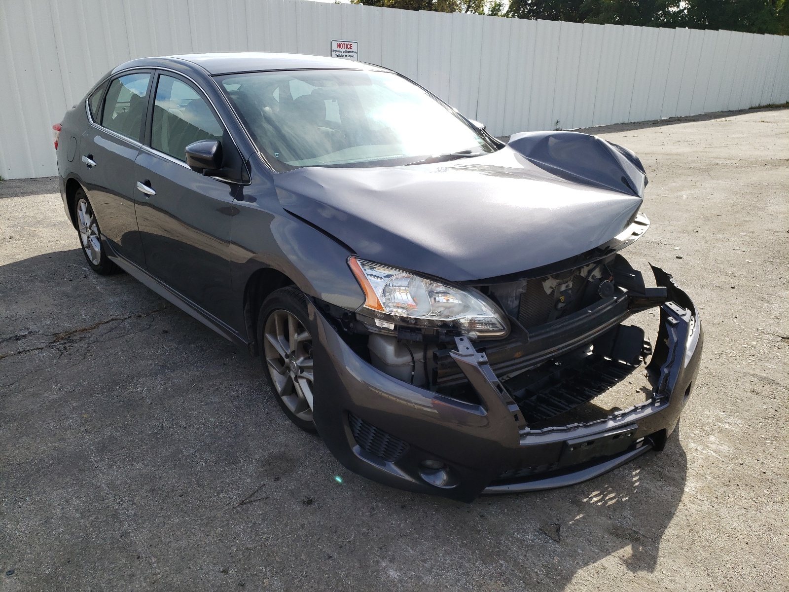 Photo 1 from auction – 2013 NISSAN SENTRA S with VIN 3N1AB7AP5DL755675