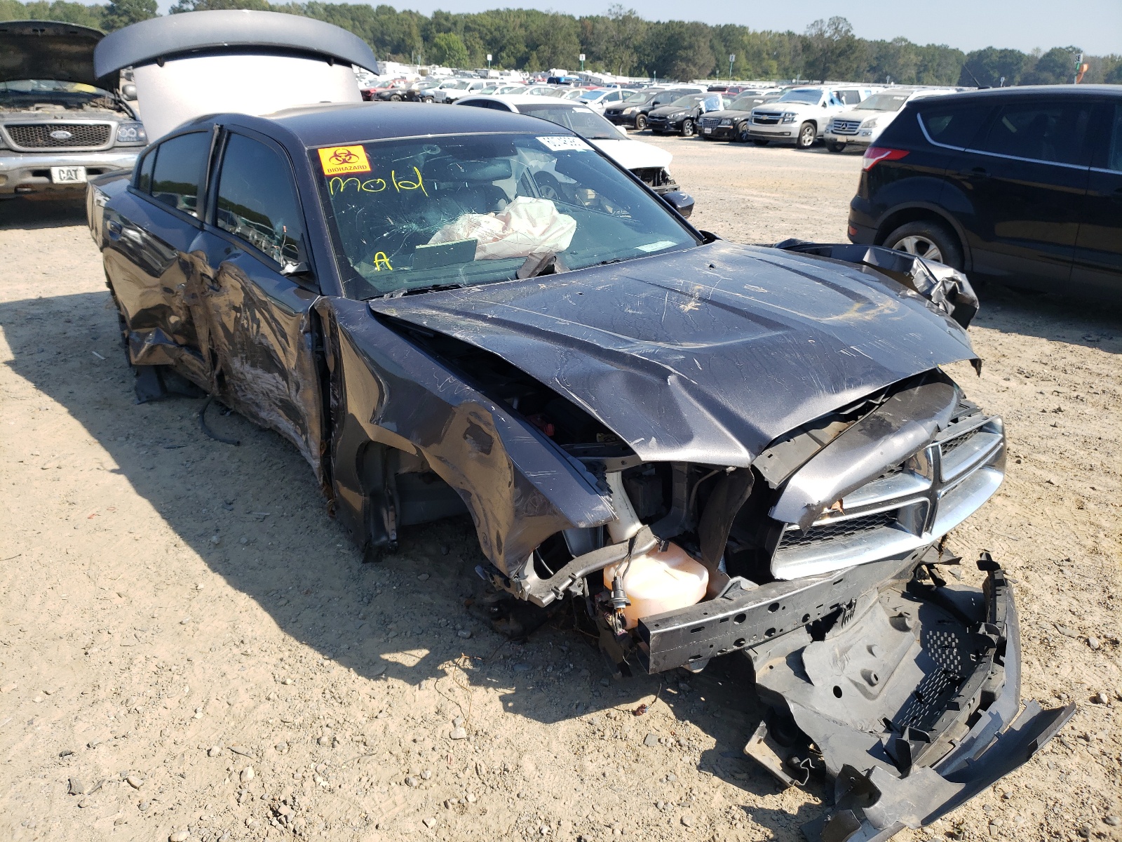 DODGE CHARGER SX 2014 with VIN 2C3CDXHG5EH177307 - Photo from auction