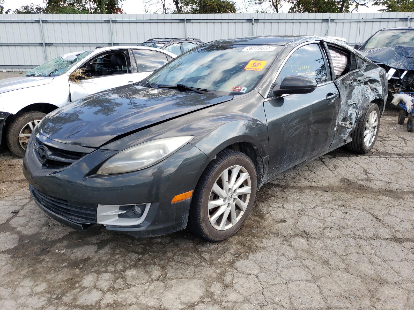 Photo 2 from auction – 2012 MAZDA 6 I with VIN 1YVHZ8DH7C5M35817