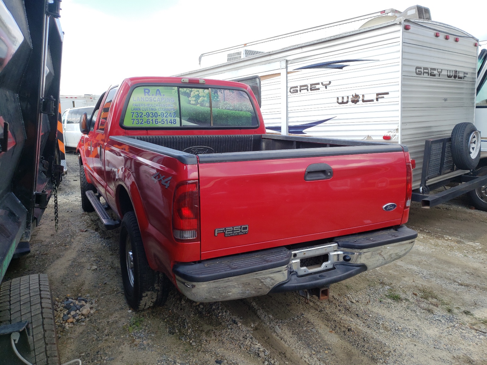 Photo 3 from auction – 2004 FORD F250 SUPER with VIN 1FTNW21L94EA71831