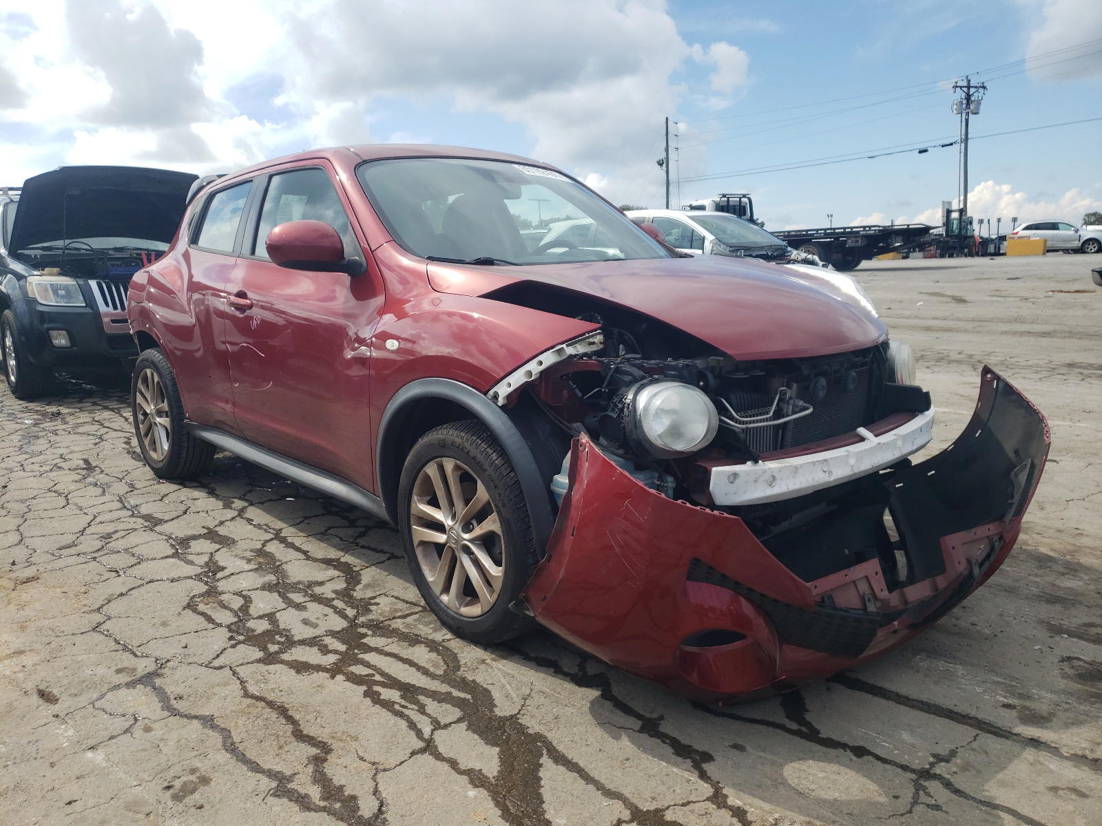 NISSAN JUKE S 2012 with VIN JN8AF5MR3CT109214 - Photo from auction