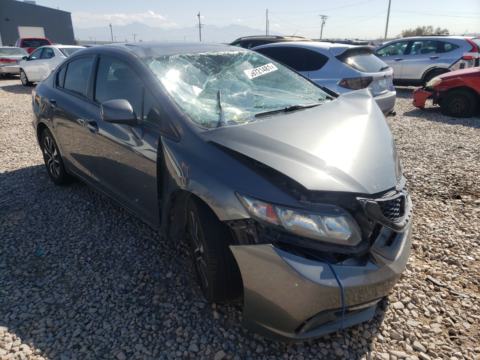HONDA CIVIC EX 2013 with VIN 2HGFB2F88DH529762 - Photo from auction