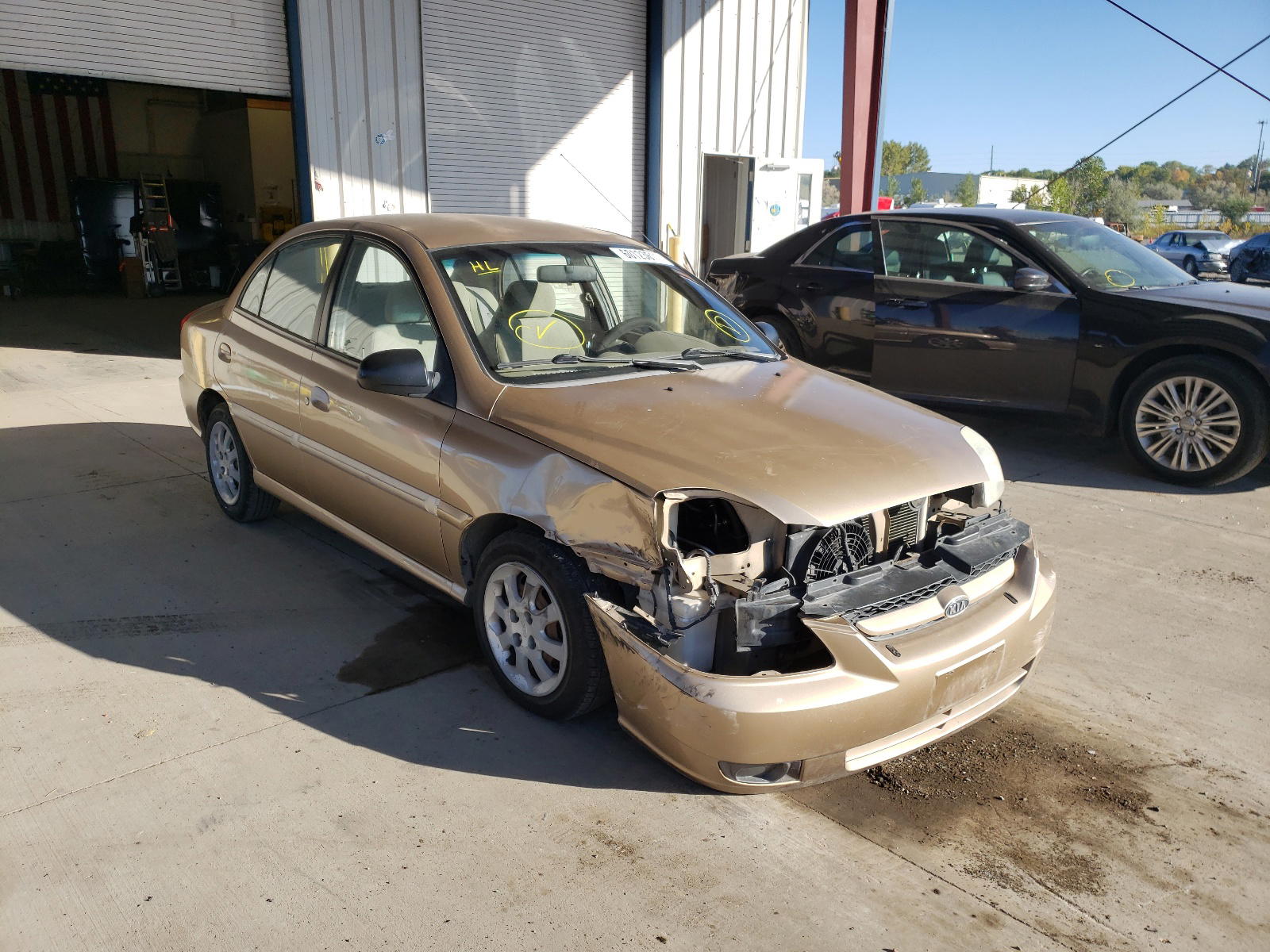 KIA RIO 2003 with VIN KNADC125X36240789 - Photo from auction