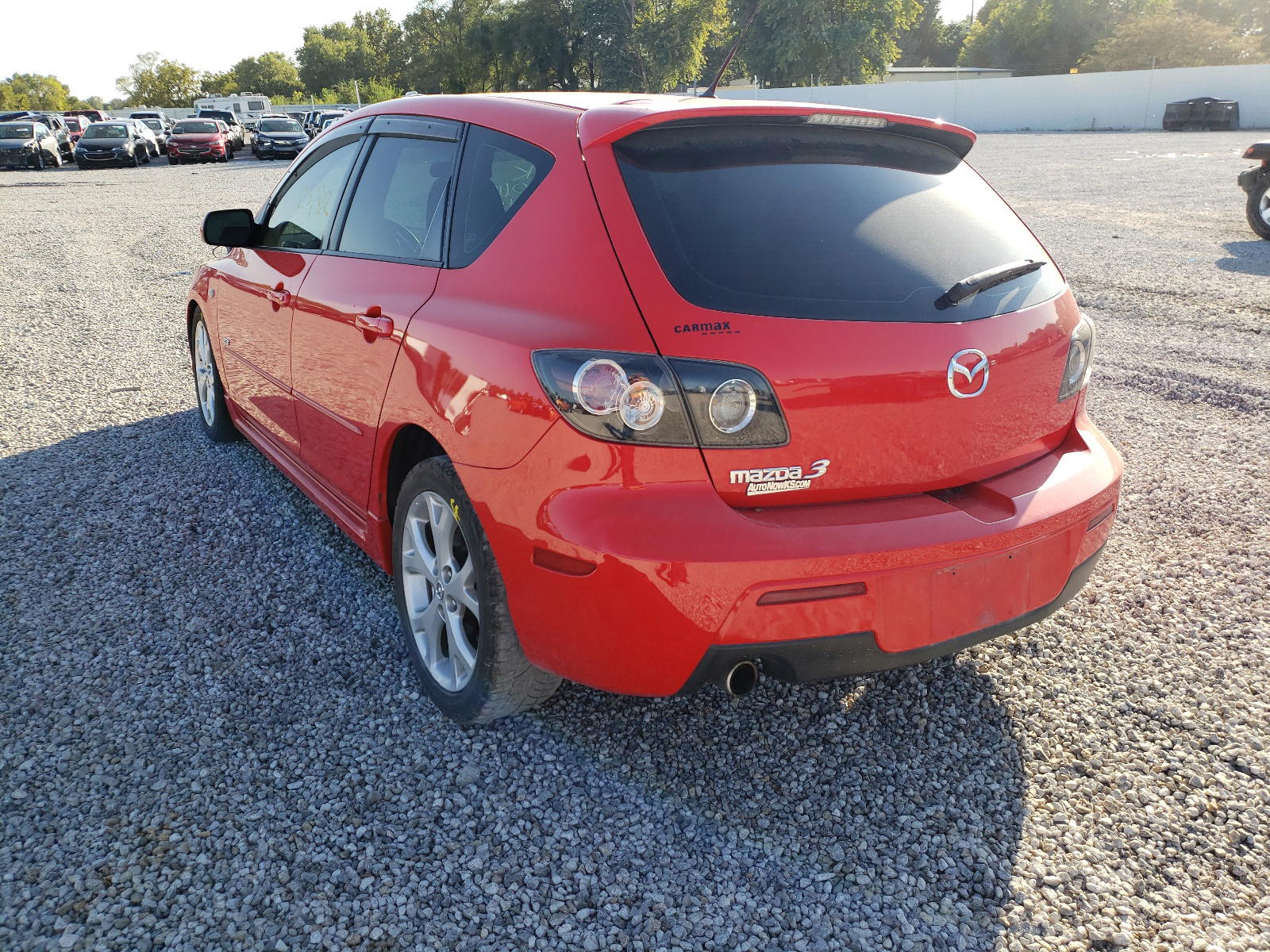 Photo 3 from auction – 2007 MAZDA 3 HATCHBAC with VIN JM1BK343X71668689
