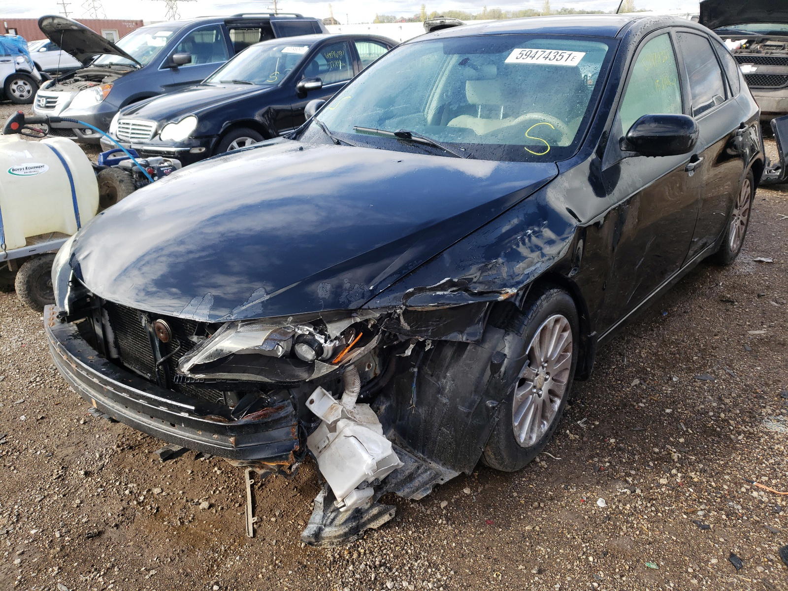 Photo 2 from auction – 2008 SUBARU IMPREZA 2. with VIN JF1GH616X8H802782
