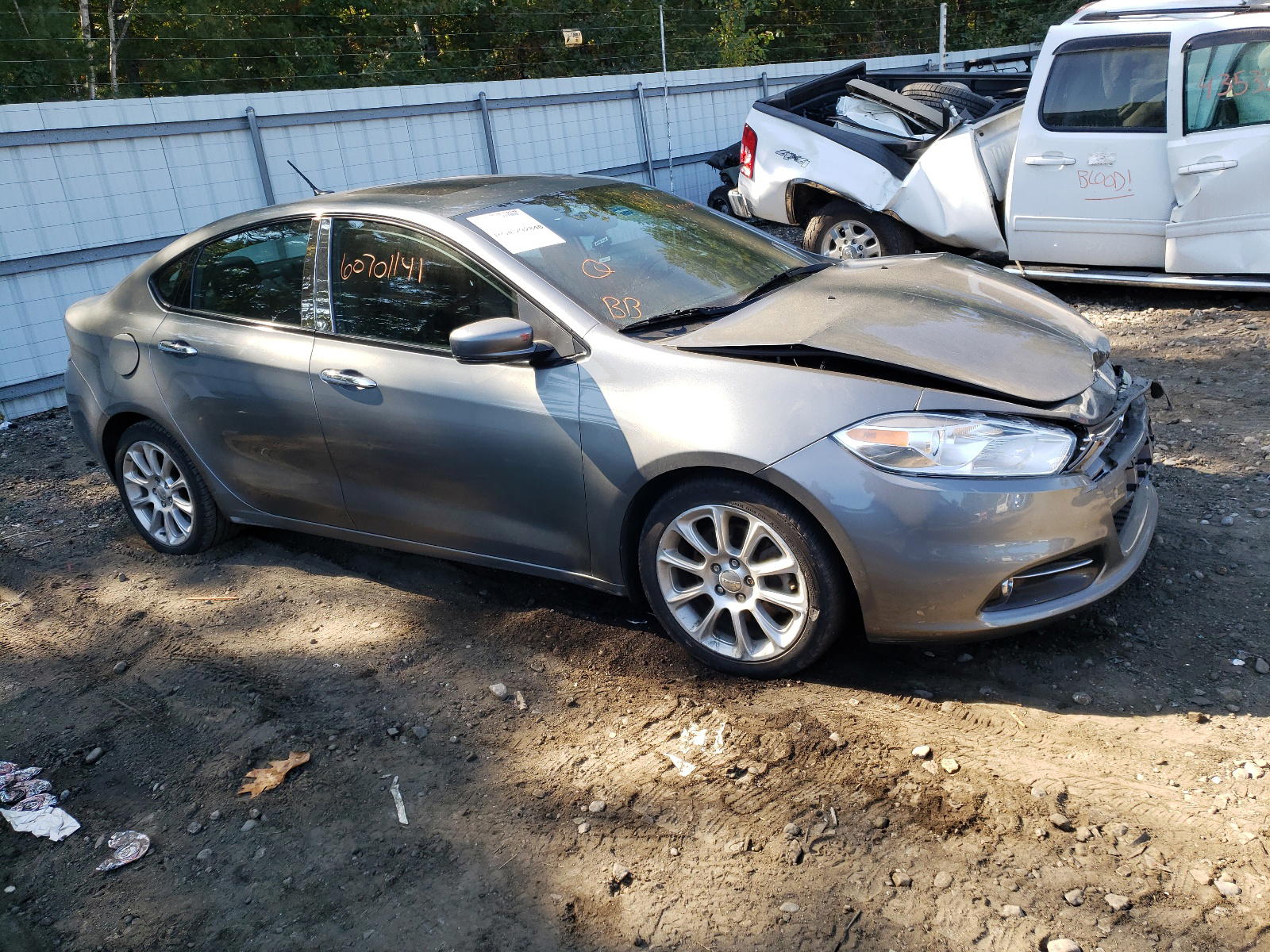 DODGE DART LIMIT 2013 with VIN 1C3CDFCAXDD330708 - Photo from auction
