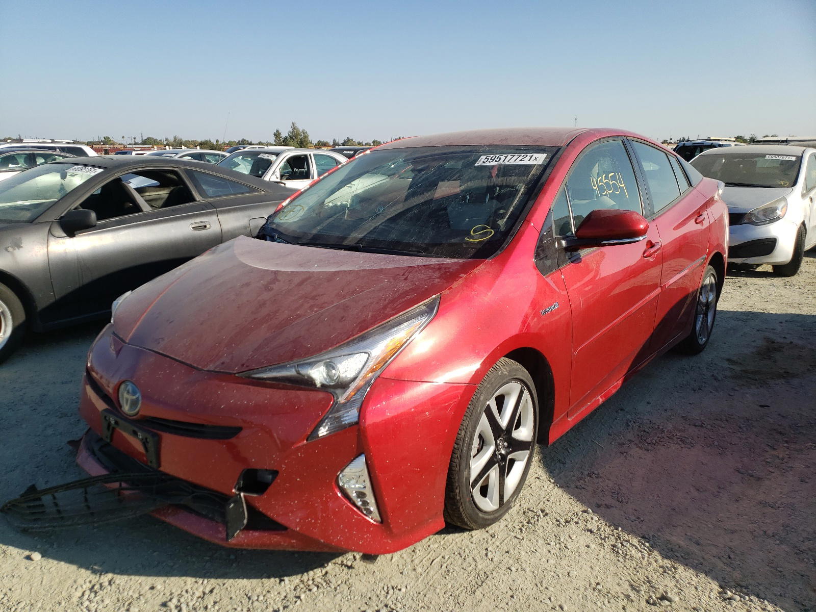 Photo 2 from auction – 2016 TOYOTA PRIUS with VIN JTDKARFU1G3511049