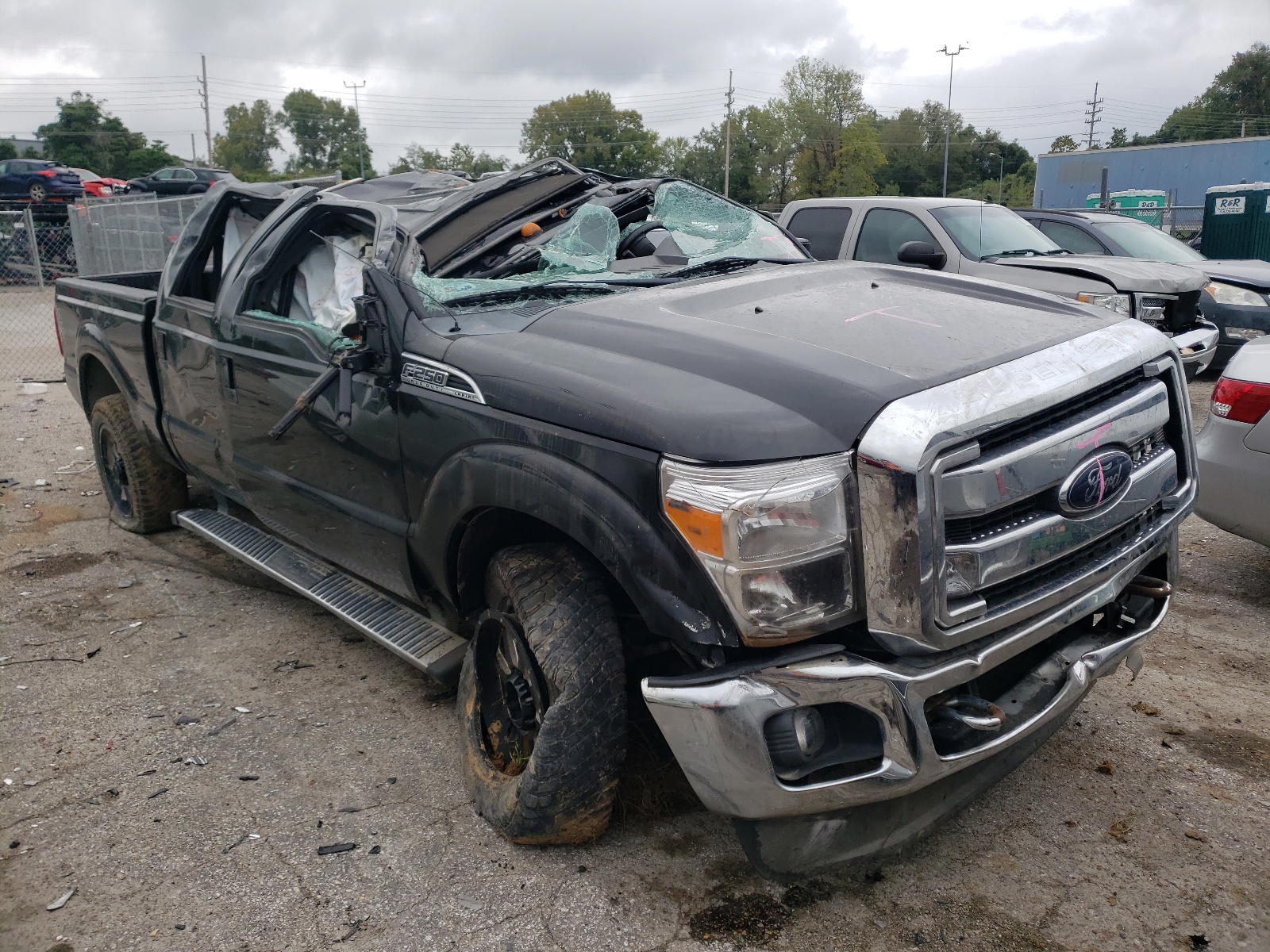FORD F250 SUPER 2012 with VIN 1FT7W2B64CEB66863 - Photo from auction