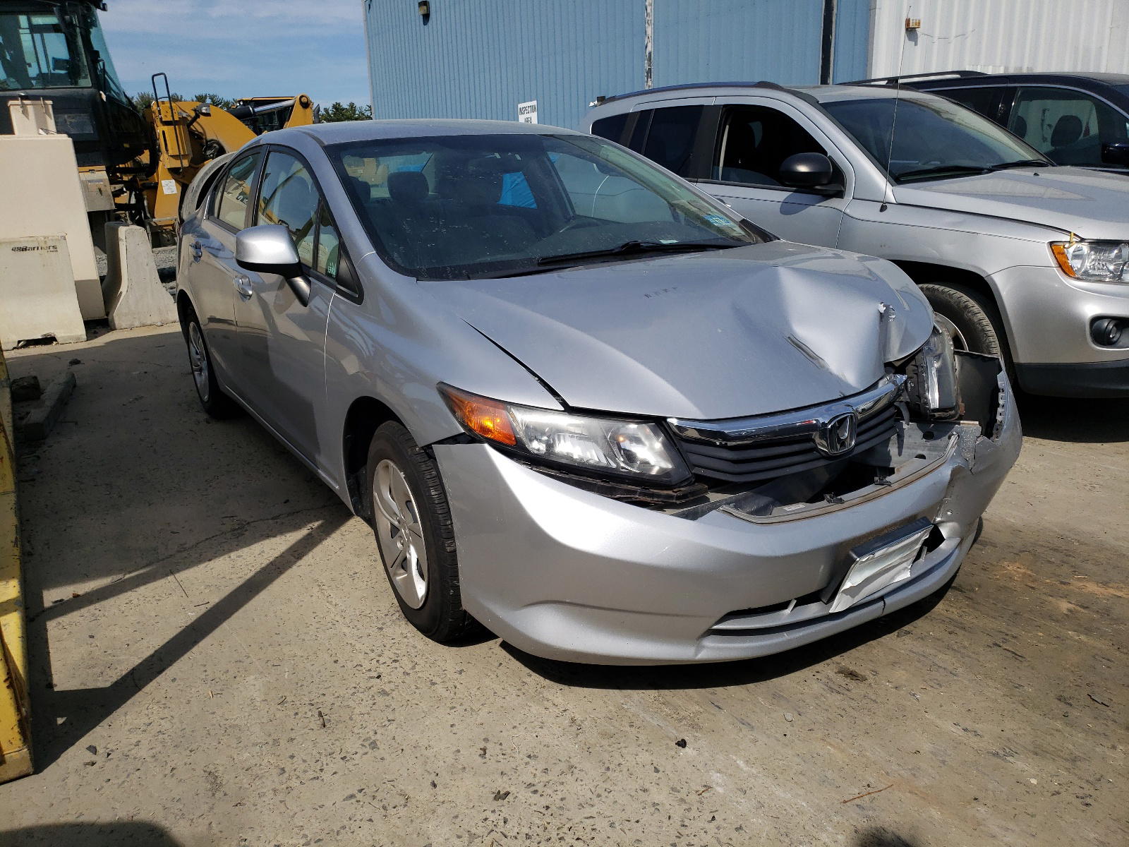 HONDA CIVIC LX 2012 with VIN 2HGFB2F57CH532236 - Photo from auction