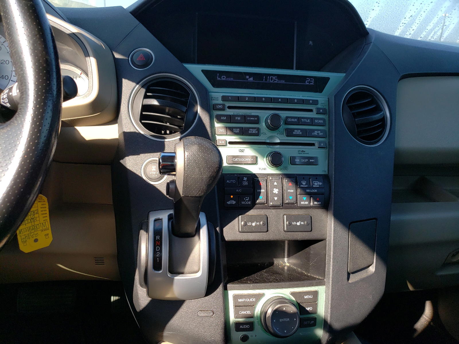 Photo 9 from auction – 2011 HONDA PILOT TOUR with VIN 5FNYF4H96BB501314