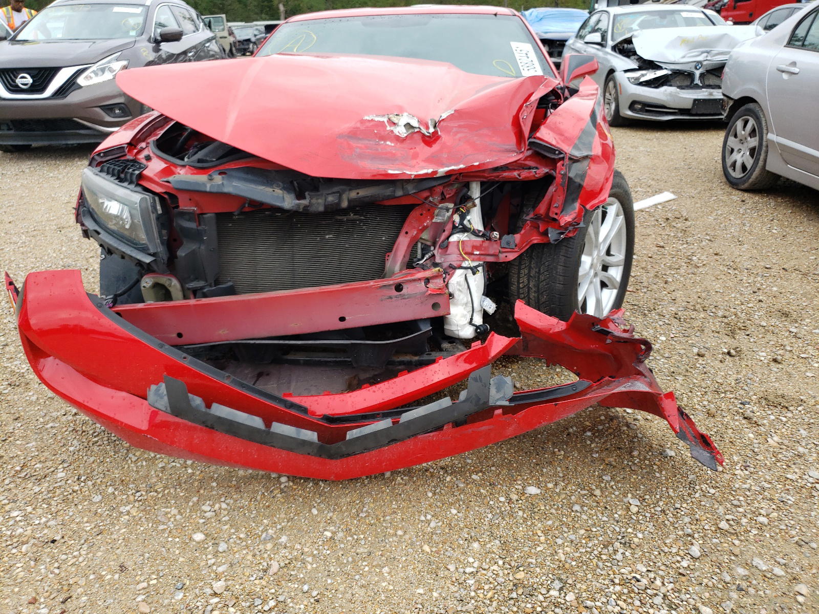 Photo 9 from auction – 2015 CHEVROLET CAMARO LS with VIN 2G1FB1E33F9195192