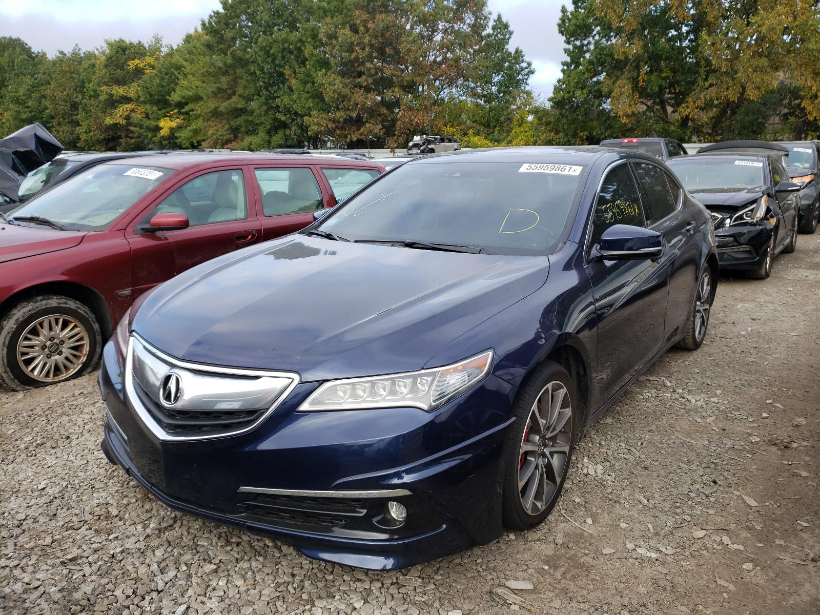 Photo 2 from auction – 2016 ACURA TLX TECH with VIN 19UUB3F56GA004530