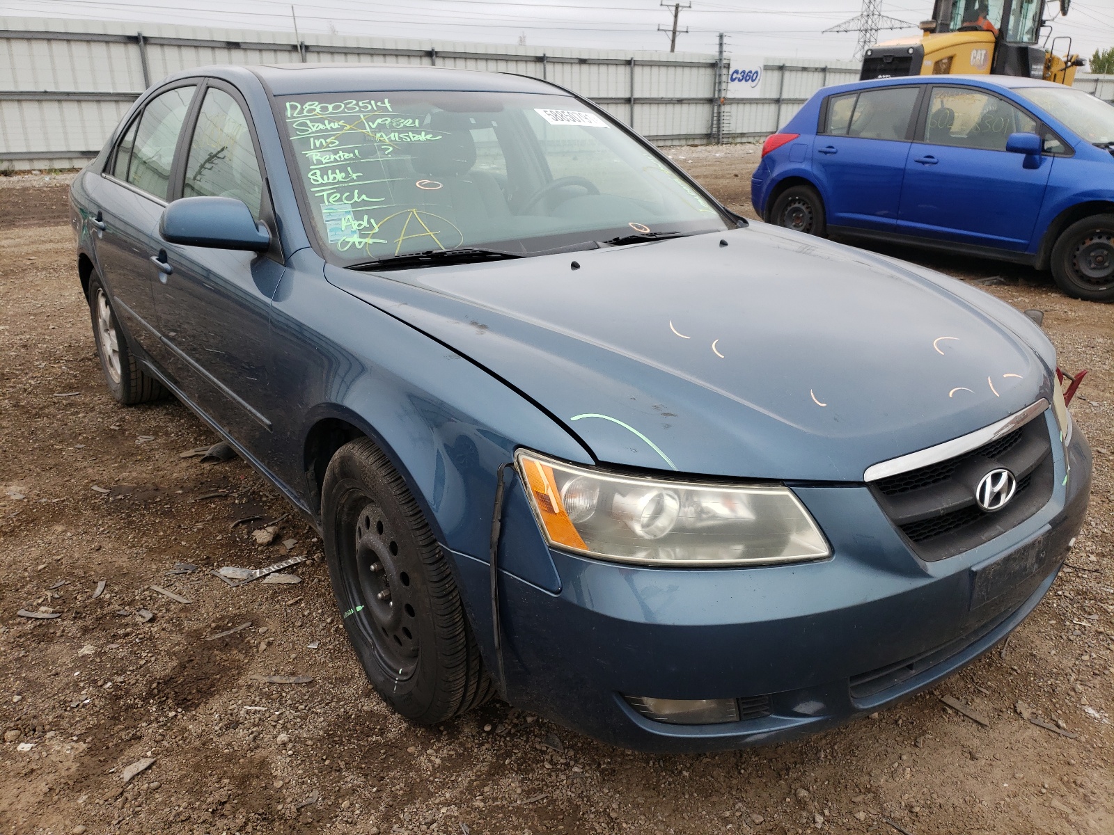 HYUNDAI SONATA GLS 2006 with VIN 5NPEU46F66H134648 - Photo from auction