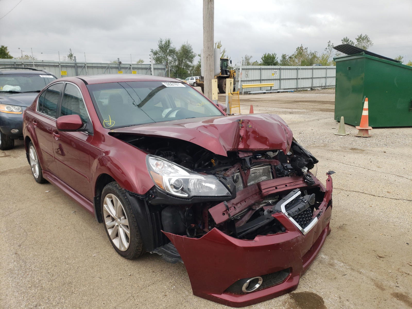 SUBARU LEGACY 2.5 2014 with VIN 4S3BMBL68E3002822 - Photo from auction
