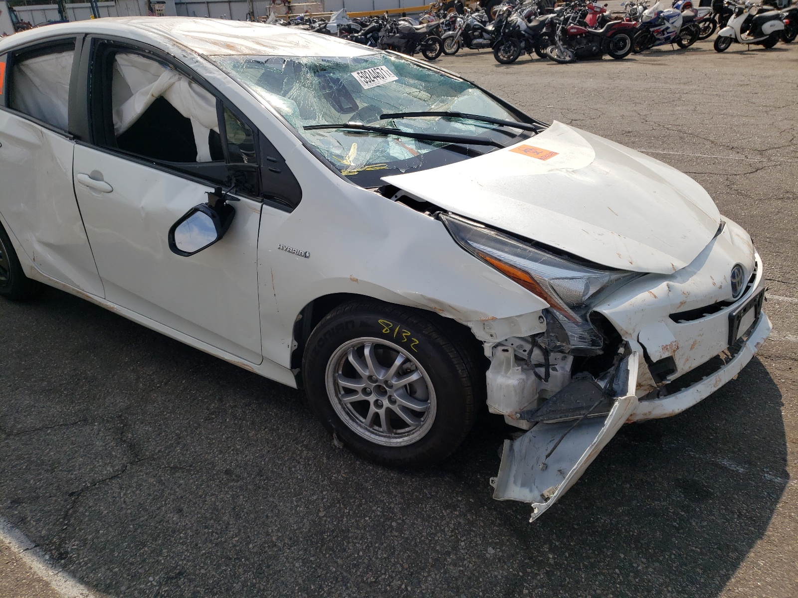 Photo 9 from auction – 2018 TOYOTA PRIUS with VIN JTDKBRFU4J3060347