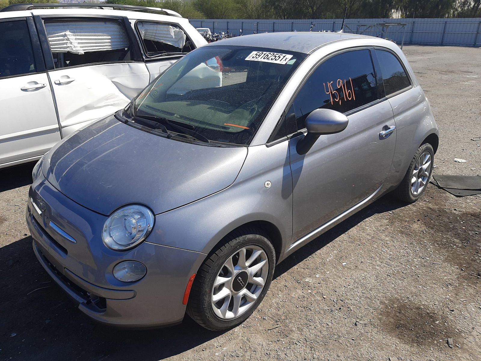 Photo 2 from auction – 2017 FIAT 500 POP with VIN 3C3CFFKR2HT549549