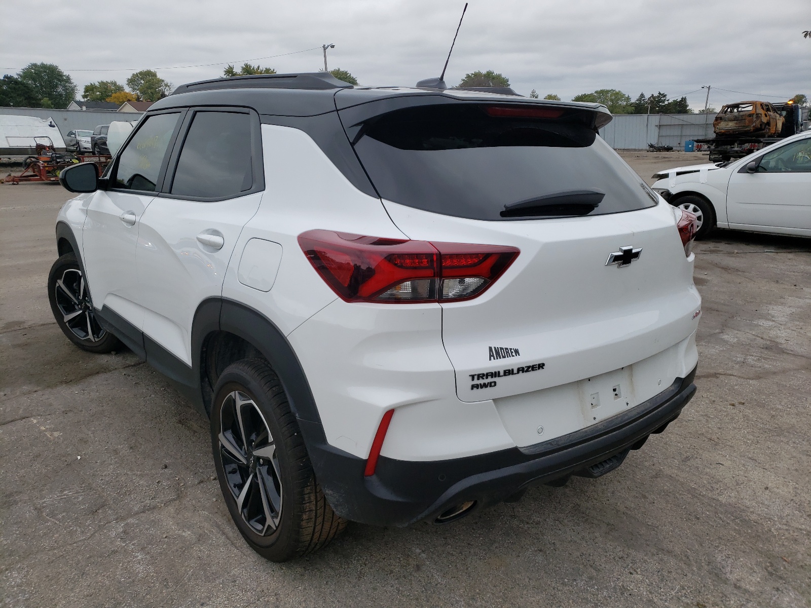 Photo 3 from auction – 2021 CHEVROLET TRAILBLAZE with VIN KL79MUSL5MB065217