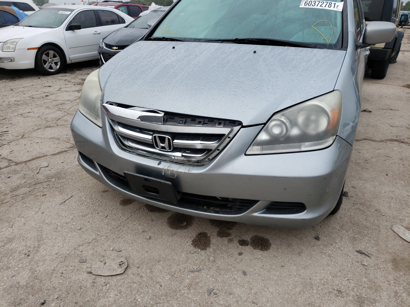 Photo 9 from auction – 2007 HONDA ODYSSEY EX with VIN 5FNRL38447B129748