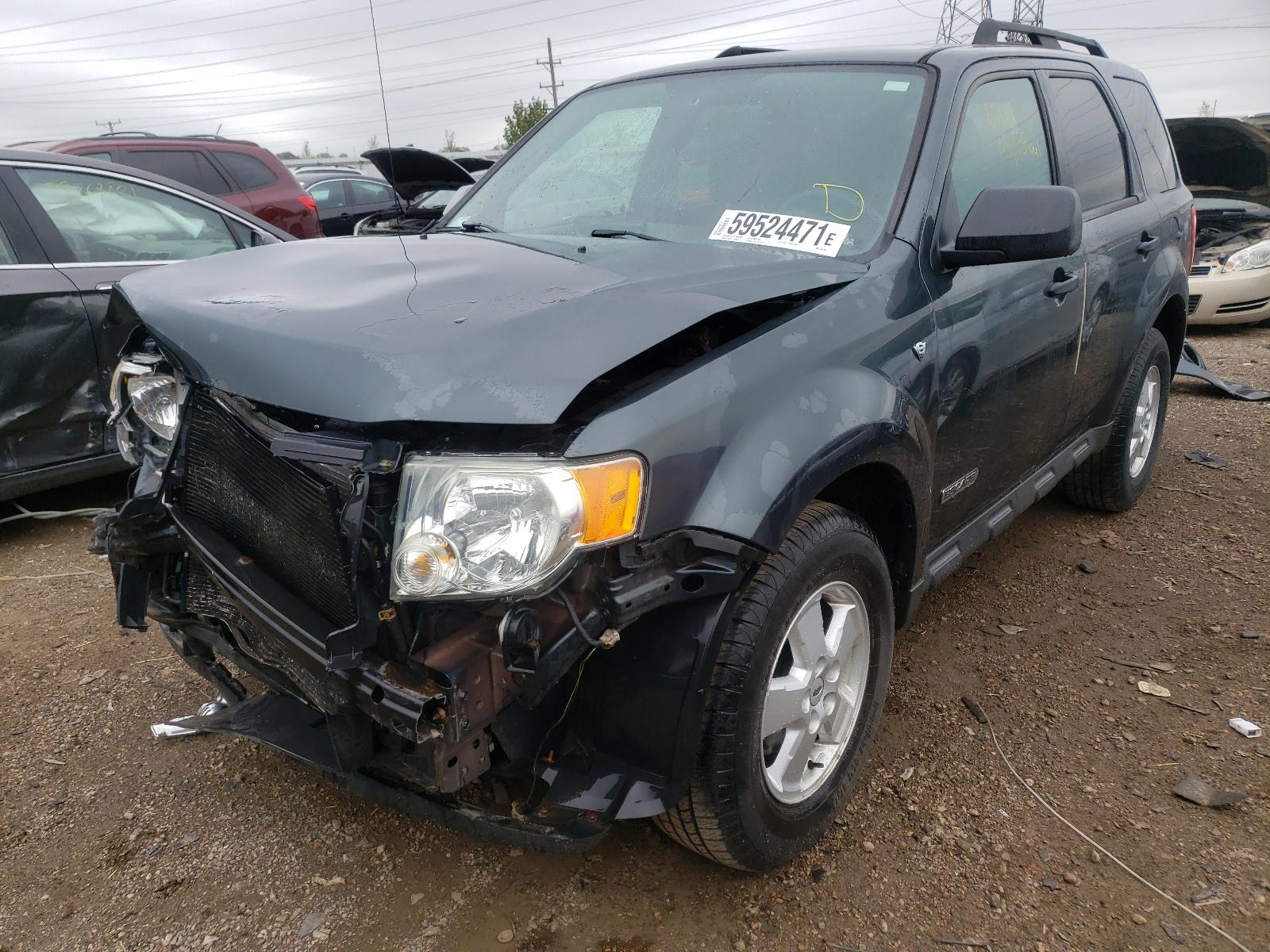Photo 2 from auction – 2008 FORD ESCAPE XLT with VIN 1FMCU03148KD64942