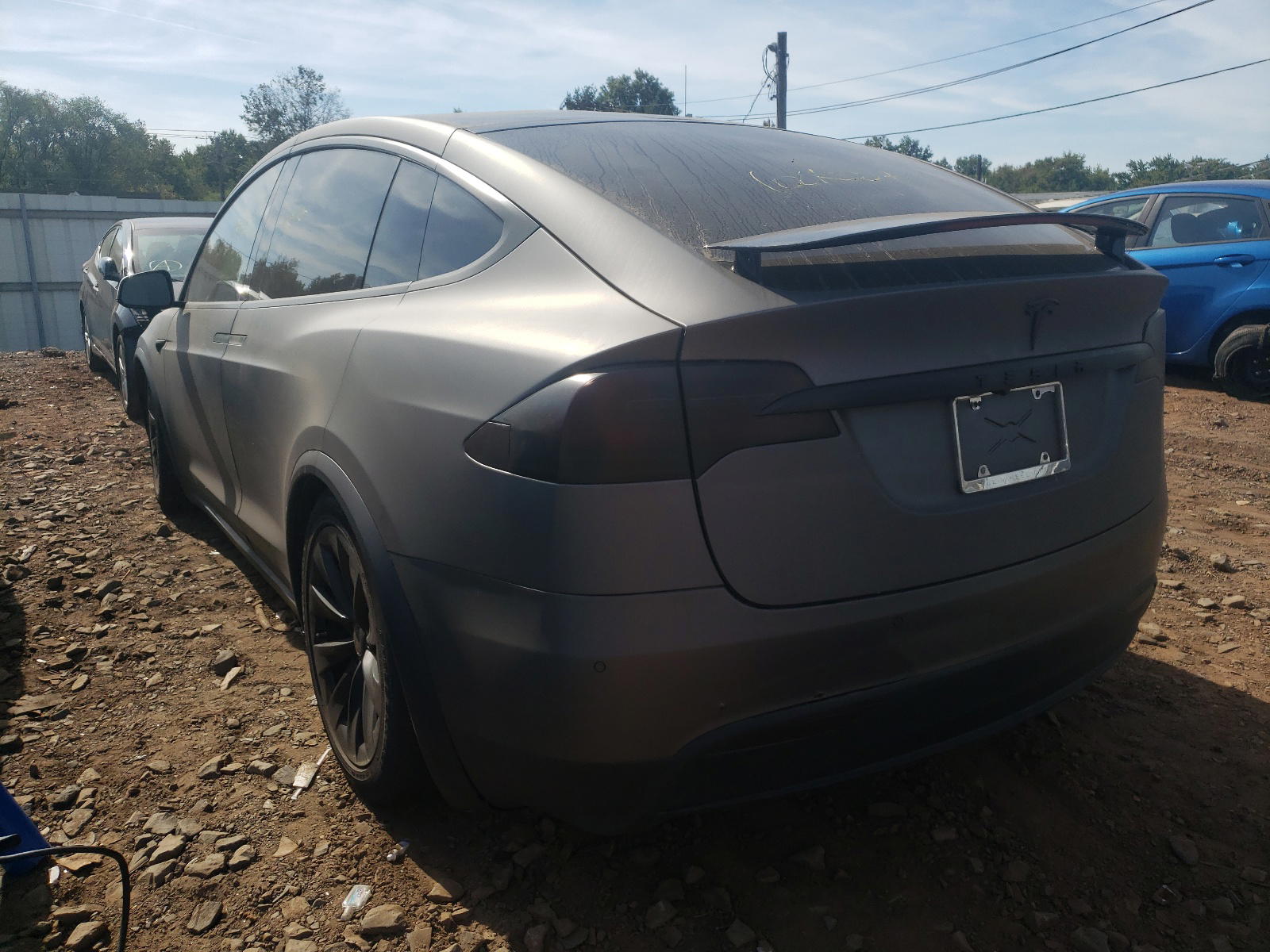 Photo 3 from auction – 2020 TESLA MODEL X with VIN 5YJXCBE29LF234462
