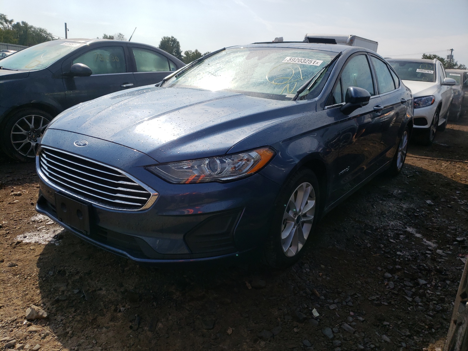 Photo 2 from auction – 2019 FORD FUSION SE with VIN 3FA6P0LU2KR134537