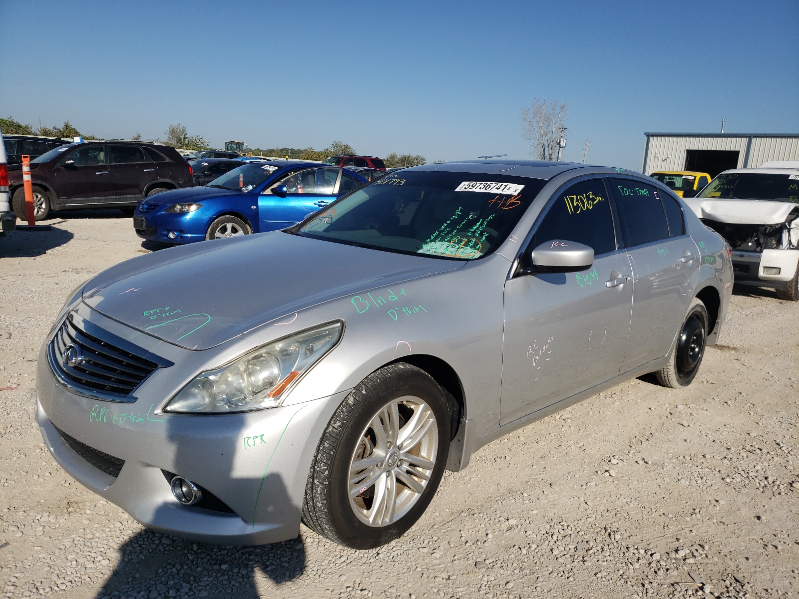 Photo 2 from auction – 2011 INFINITI G37 with VIN JN1CV6AR8BM401793