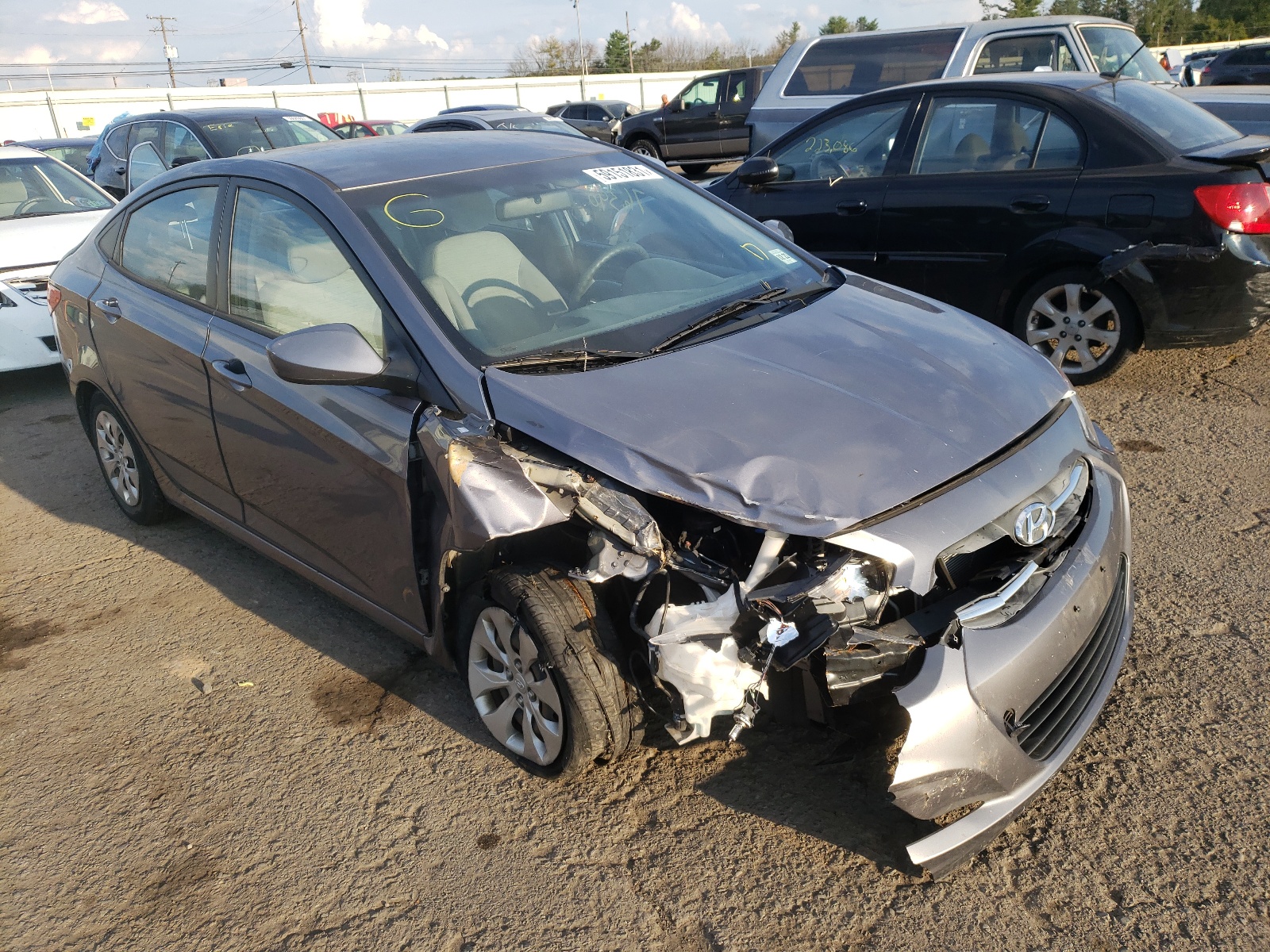 HYUNDAI ACCENT SE 2016 with VIN KMHCT4AE2GU035725 - Photo from auction