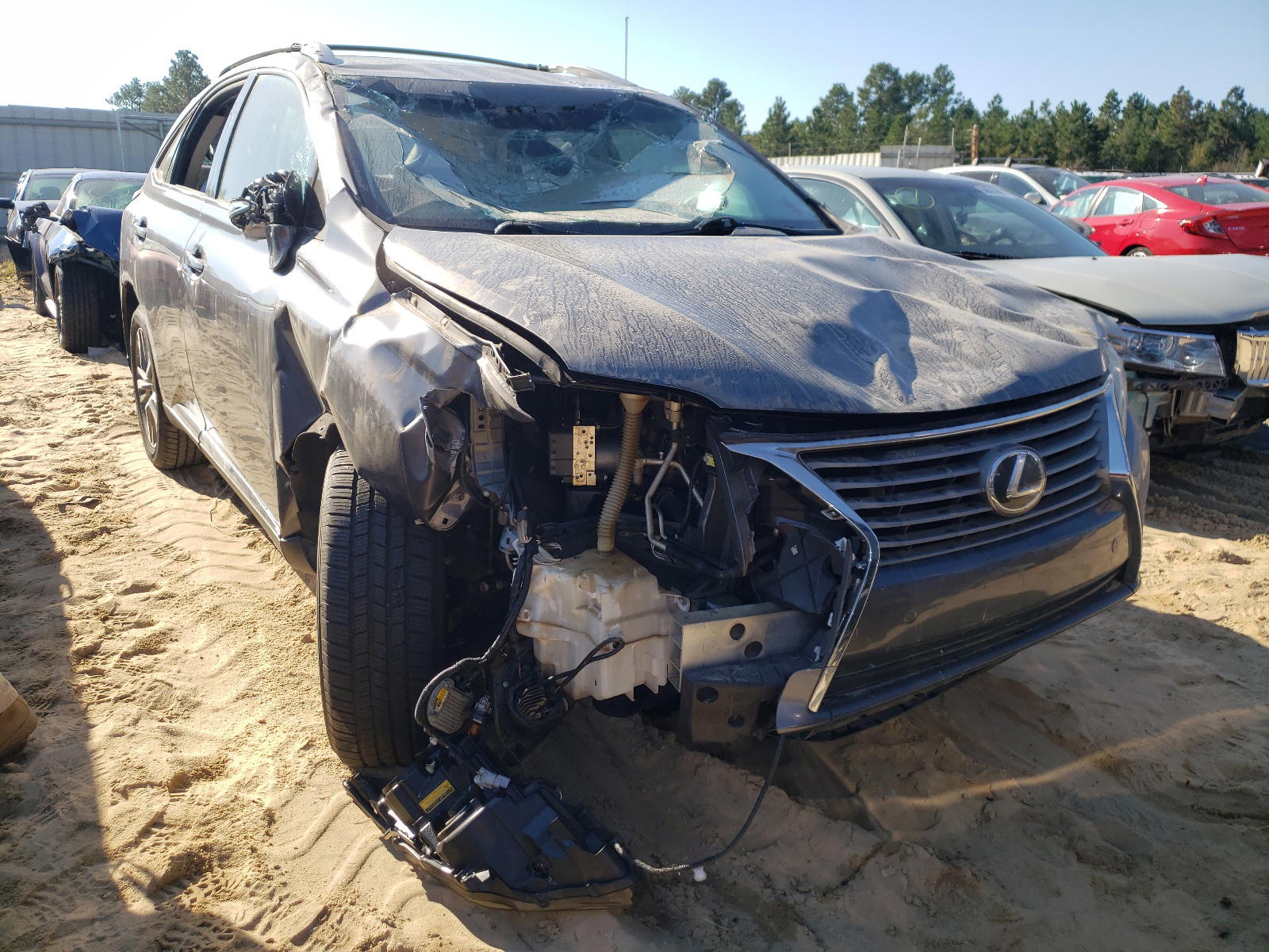 LEXUS RX 350 2015 with VIN 2T2ZK1BA3FC165760 - Photo from auction