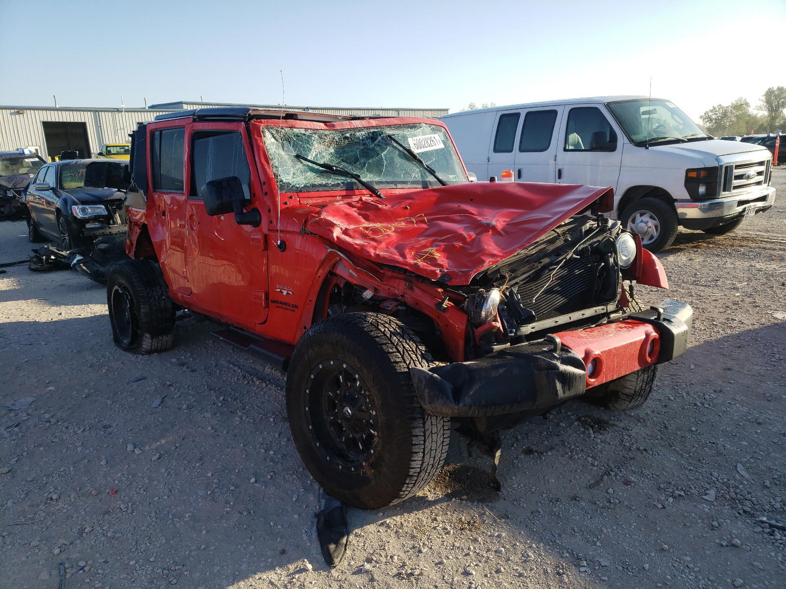 JEEP WRANGLER U 2017 with VIN 1C4BJWEG2HL504977 - Photo from auction