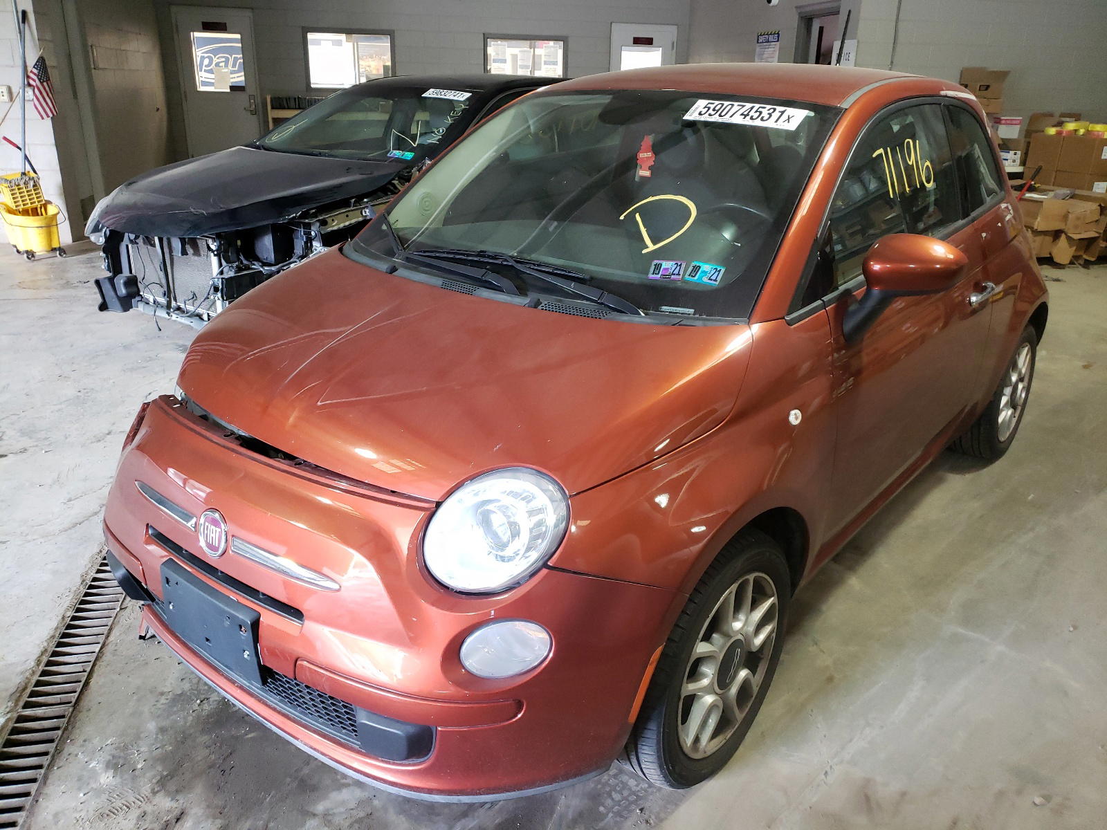 Photo 2 from auction – 2015 FIAT 500 POP with VIN 3C3CFFAR5FT667318